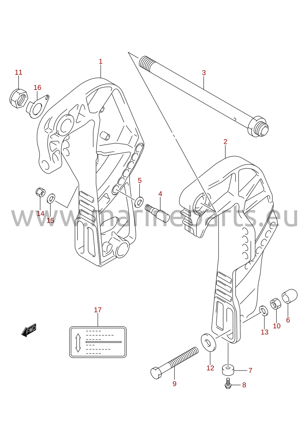 Kinnitusklamber (DF25Q)