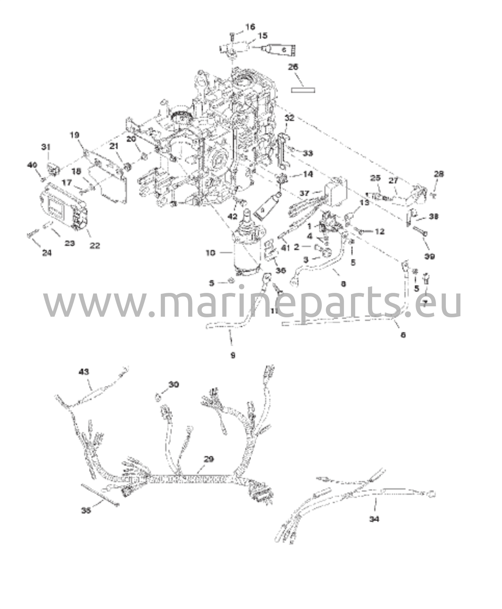 Sähkökomponentit (0G960499 ja sitä alemmat)