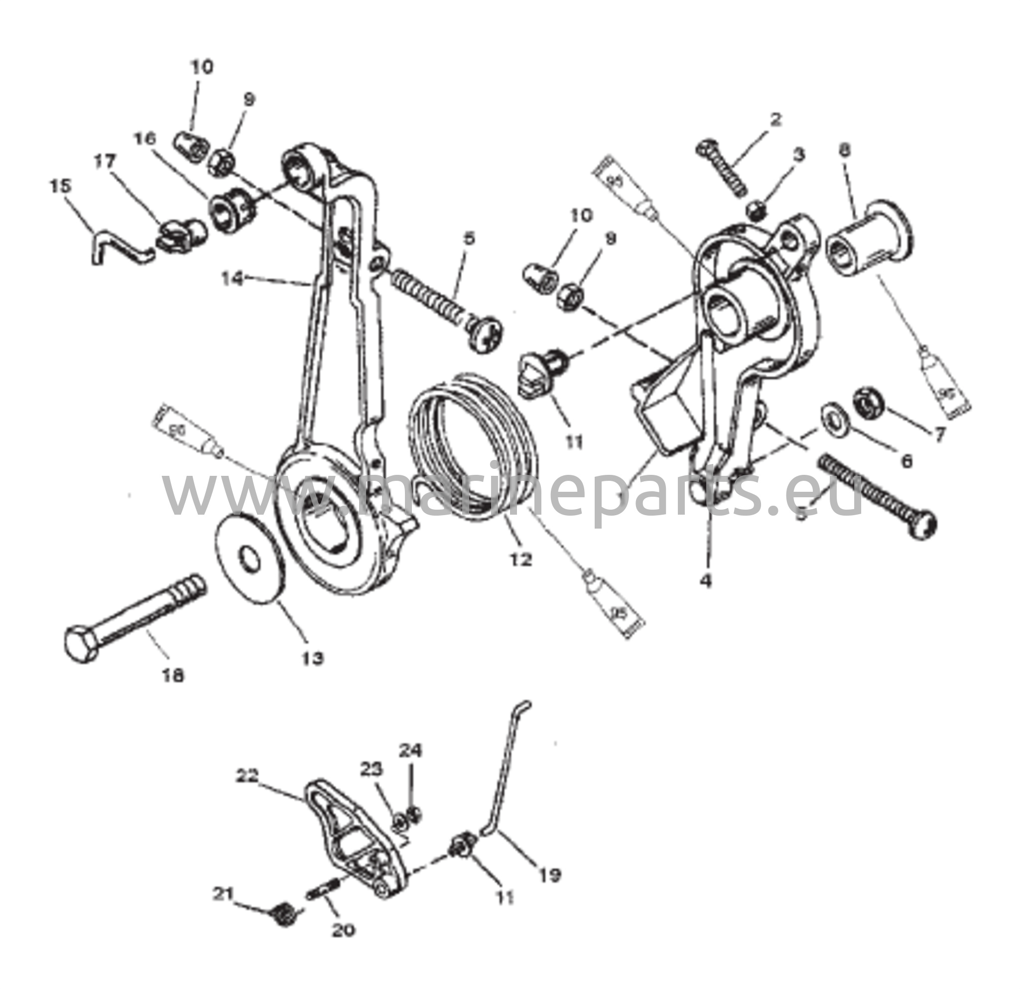 Kaasukahva ja vipuyhteys