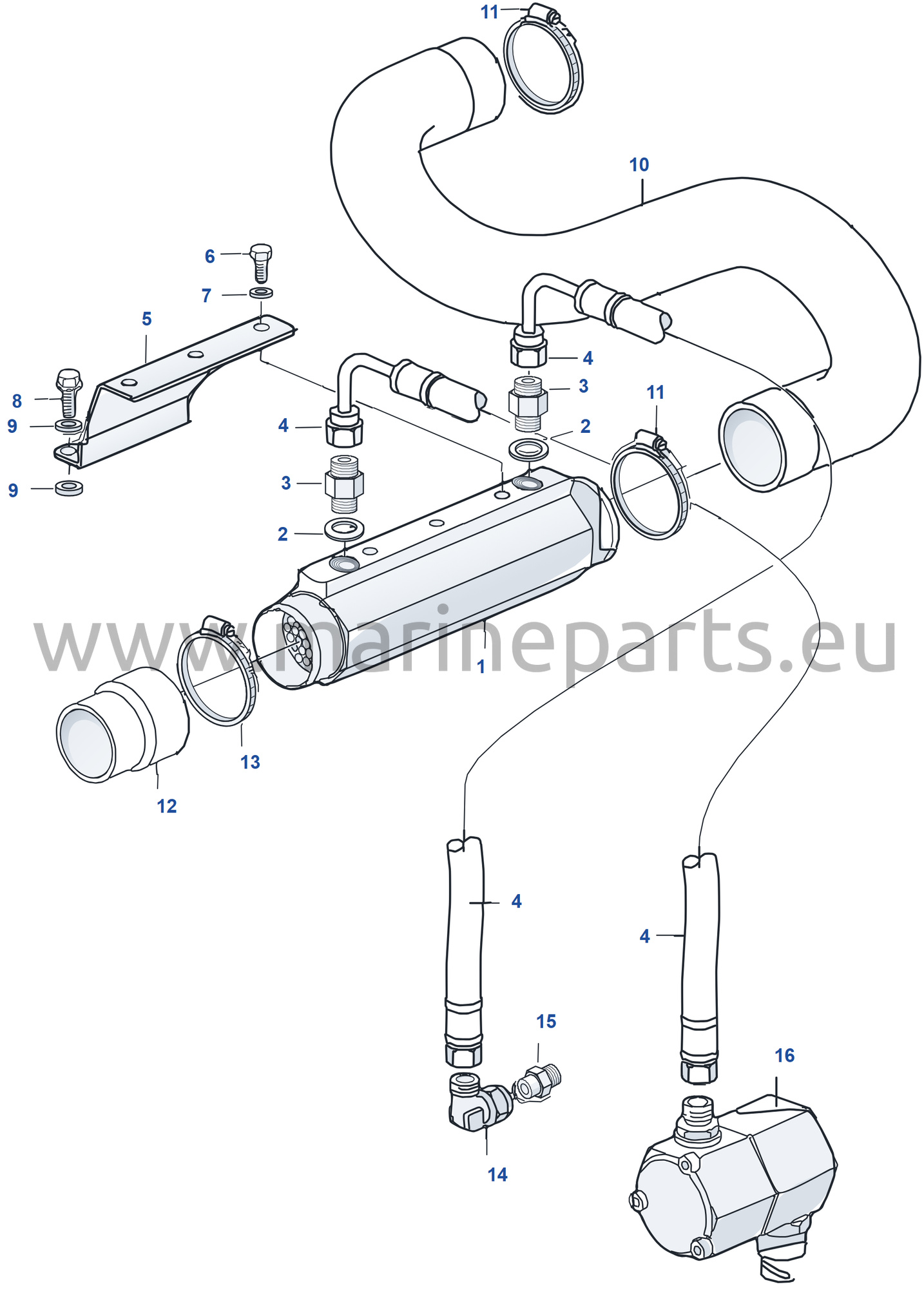 IPS Oil Cooler, Gas
