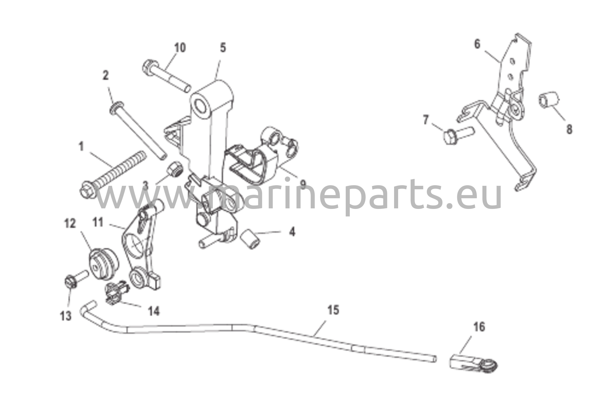 Kaasukahvan vivusto (tiller)