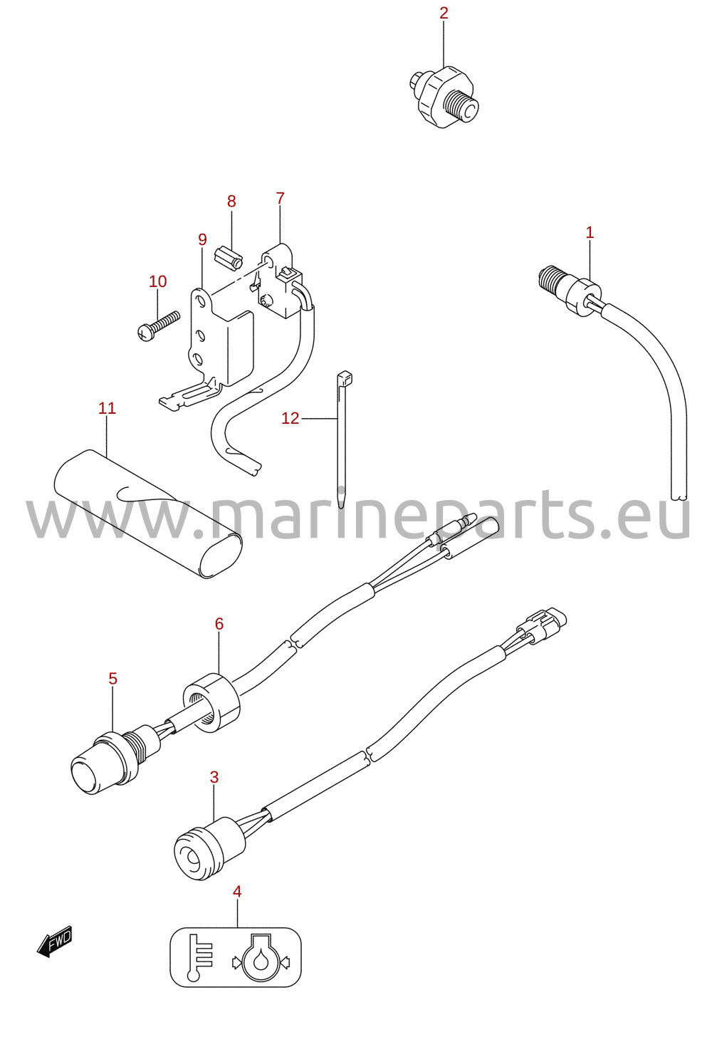 Sensor / switch (DF8A, DF9.9A)