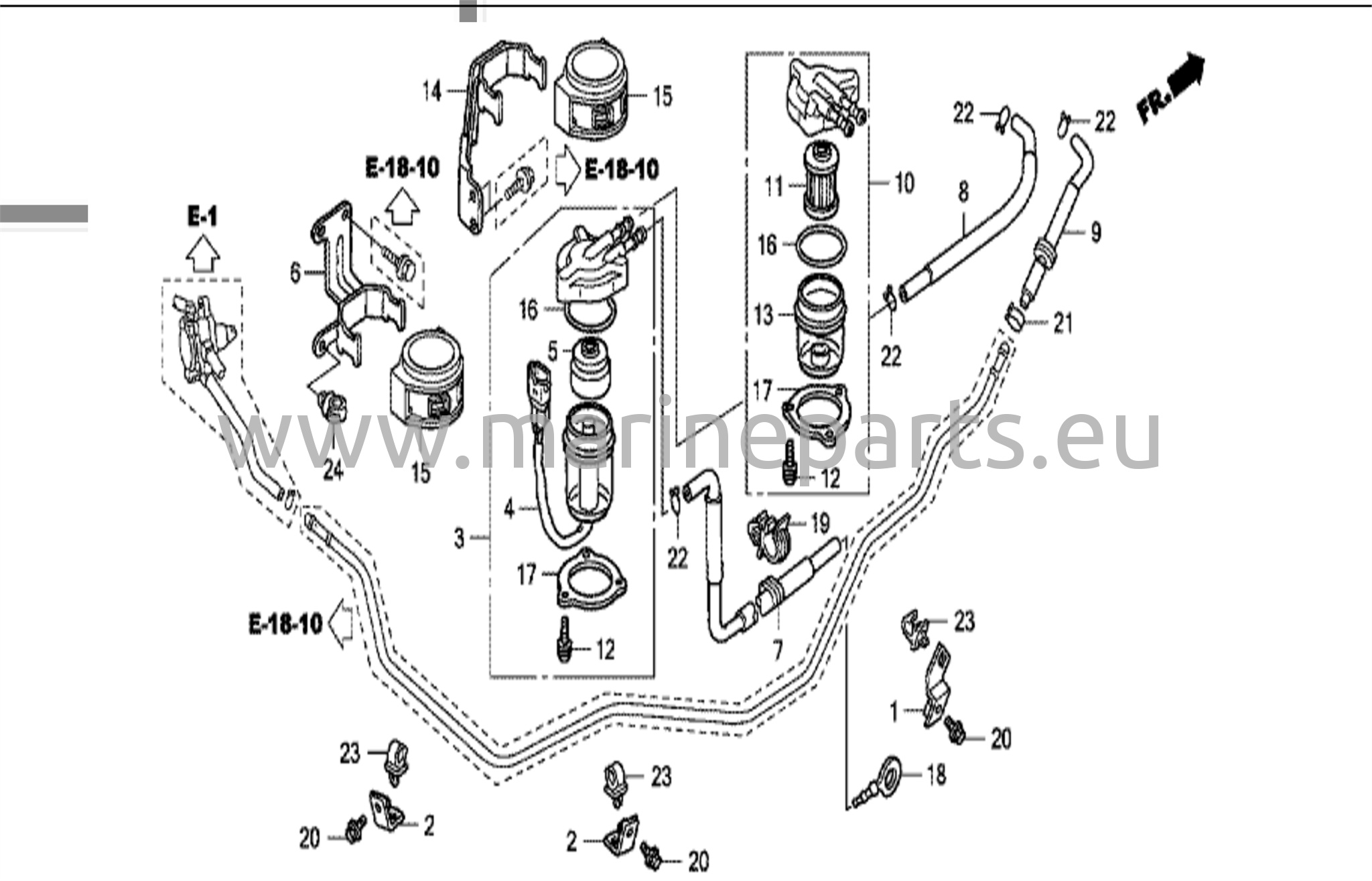Veeeraldaja/kütusefilter