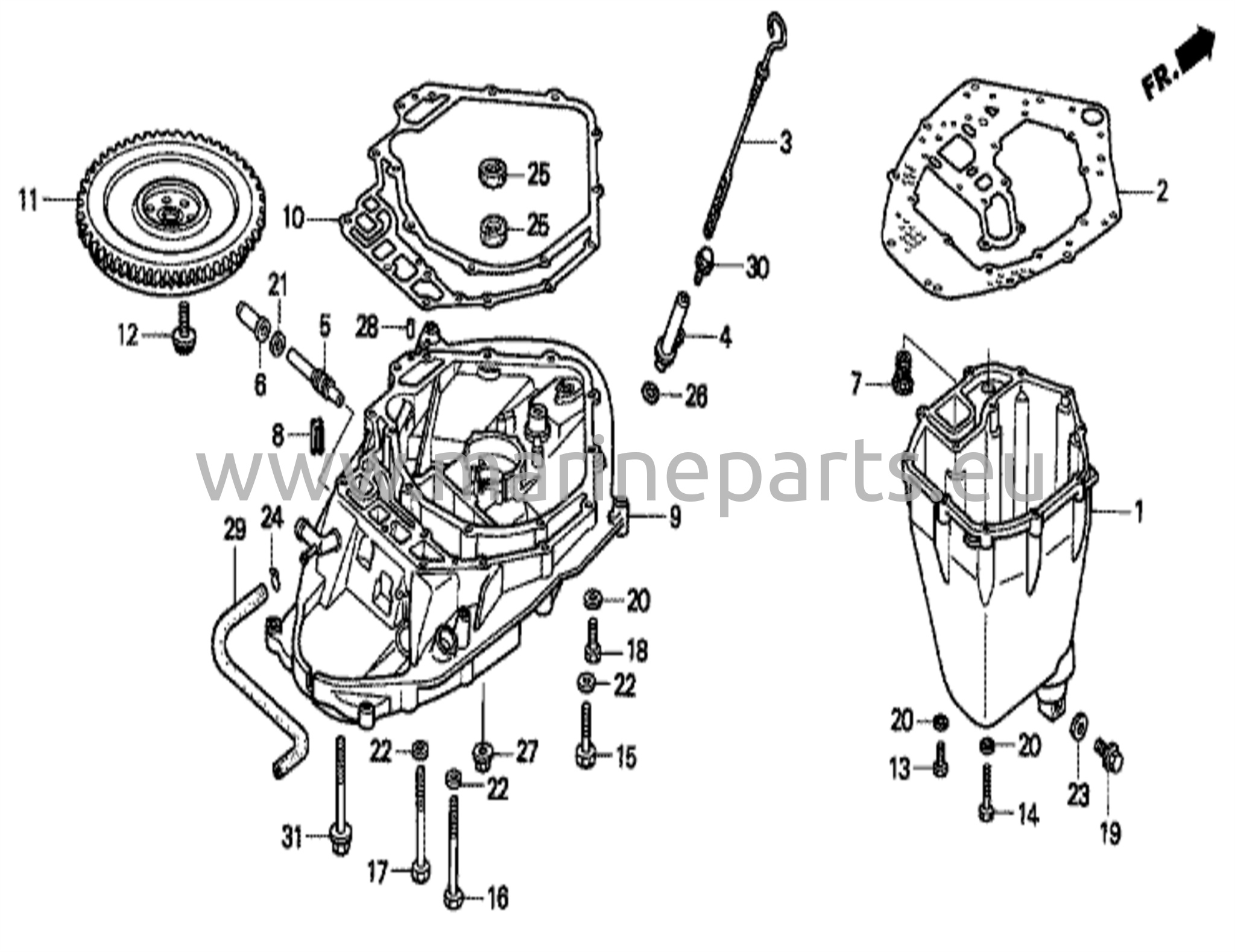 Kotelon kotelo / öljypohja