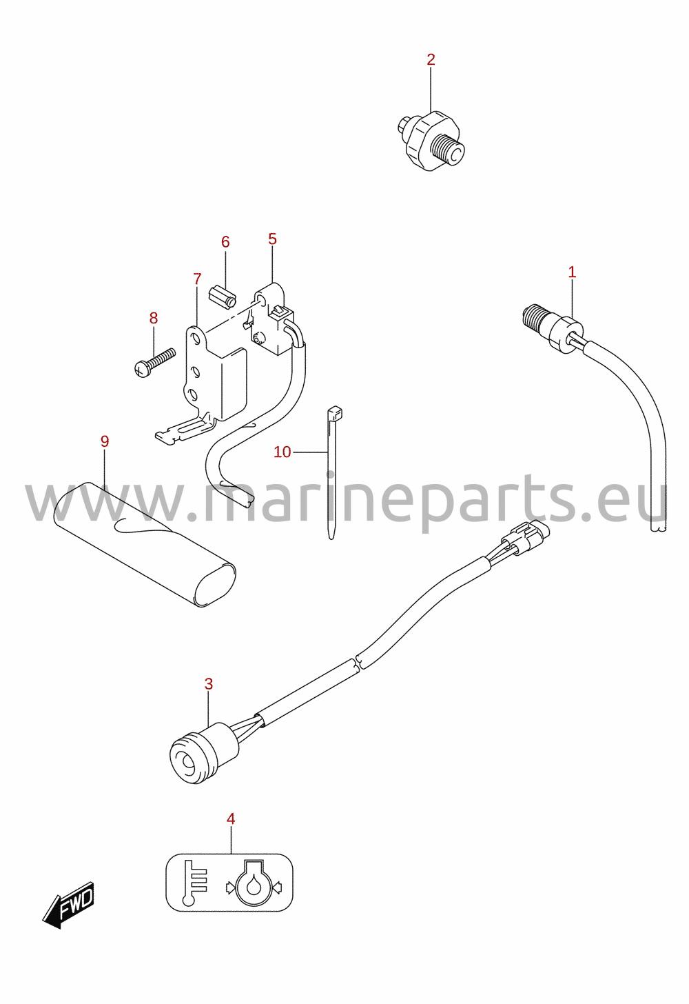 Sensor / interruptor (DF8AR, DF9.9AR)