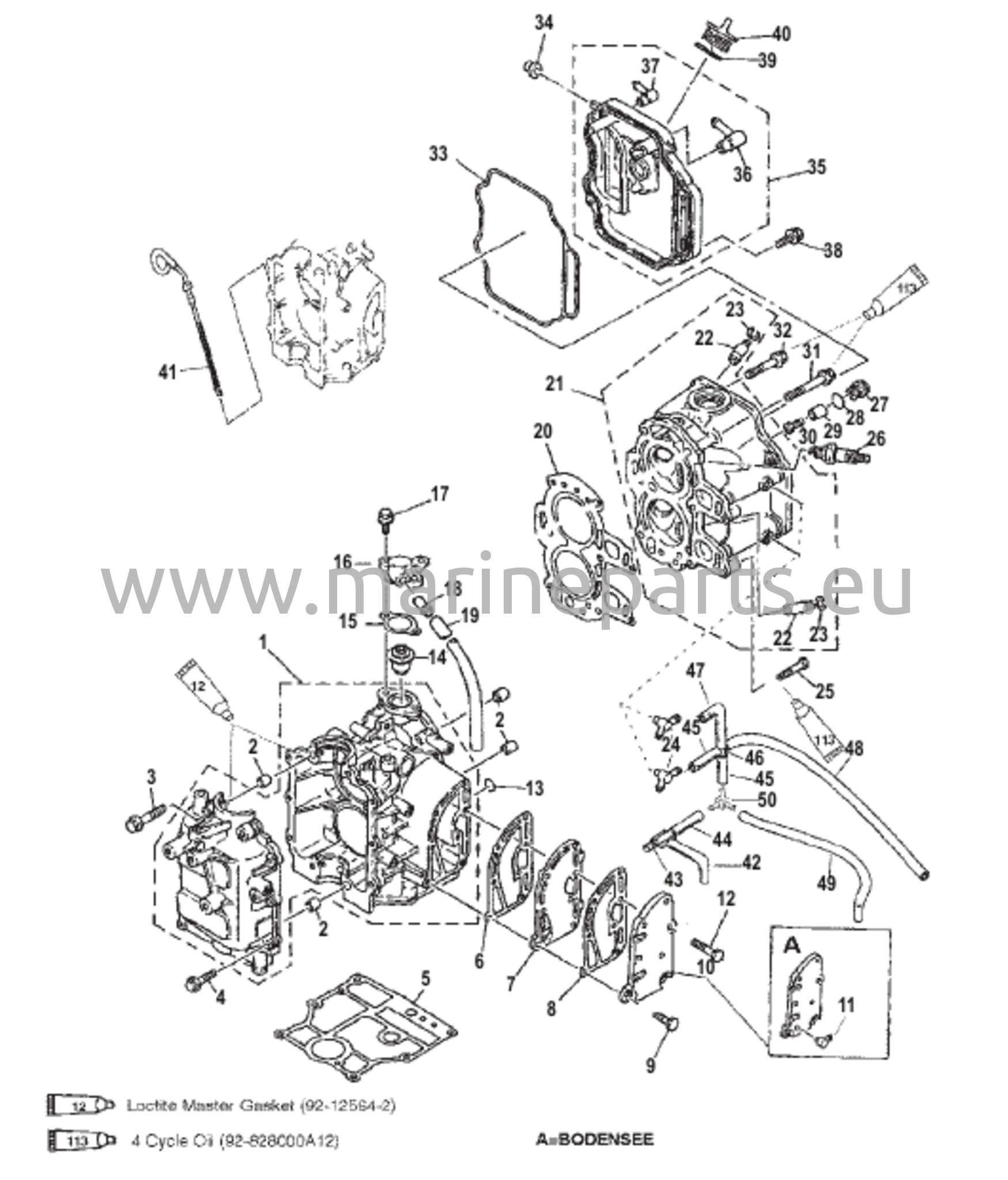 Sylinterilohko ja kampikammio