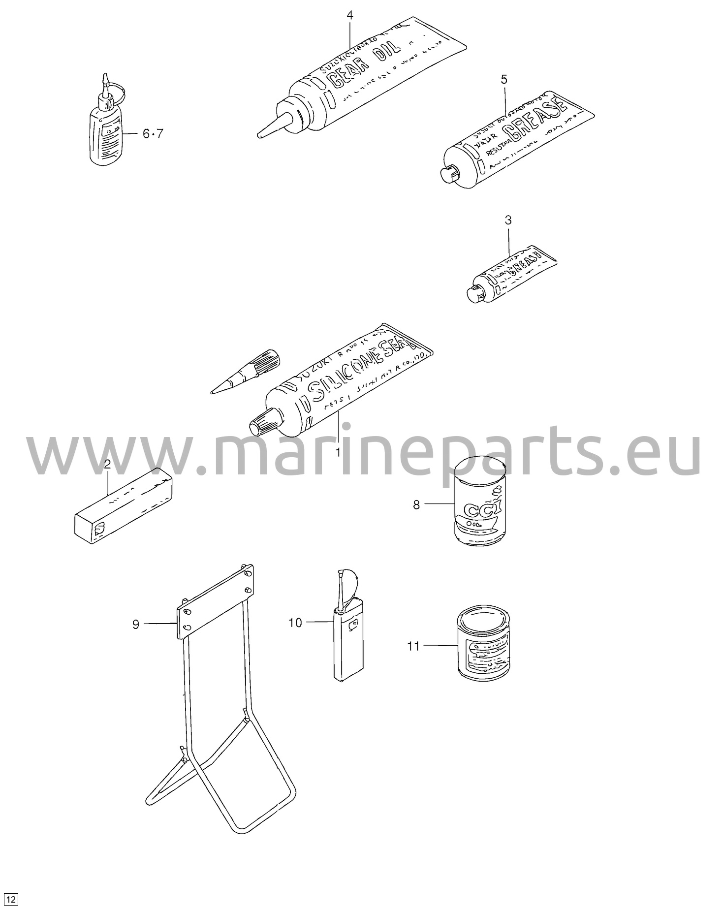 Vedligeholdelsesmaterialer