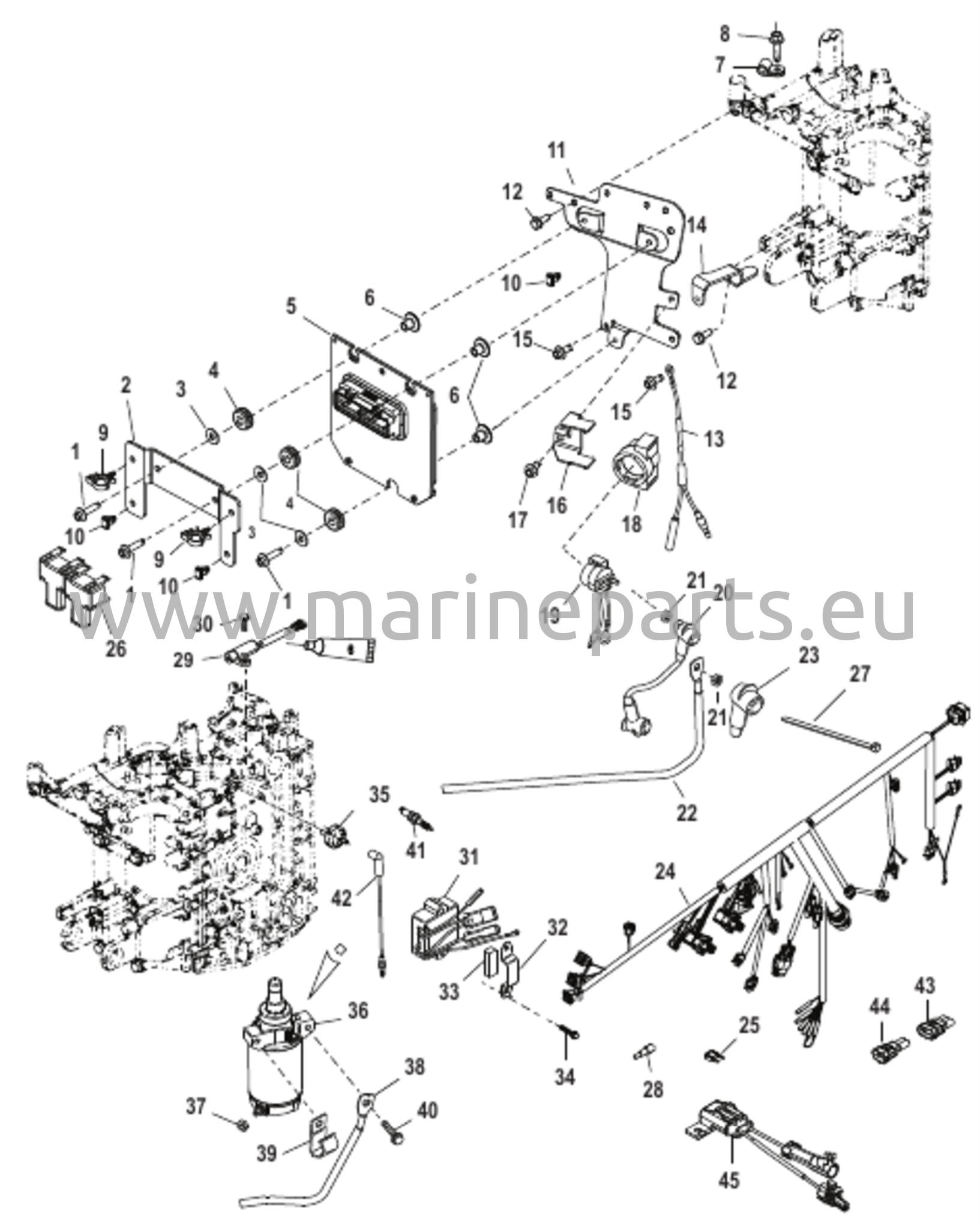 Sähköosat 1C104333/0P560349 ja alla olevat