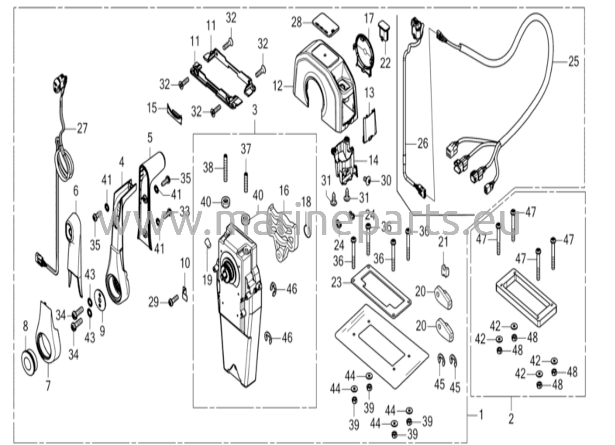 Fjärrkontroll (toppmonterad enkeltyp) (NHK MEC)