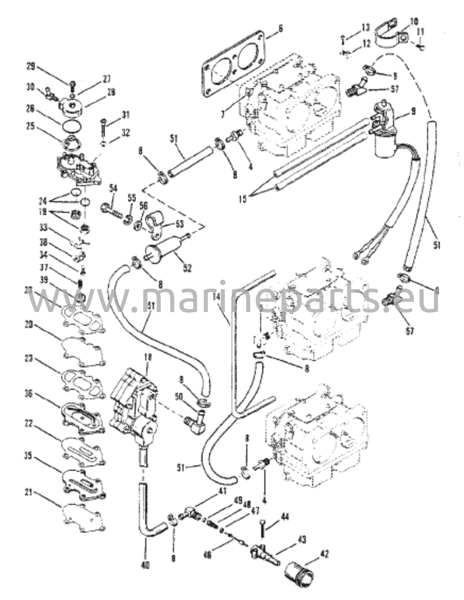 Polttoainepumppu (Design II suodattimella)