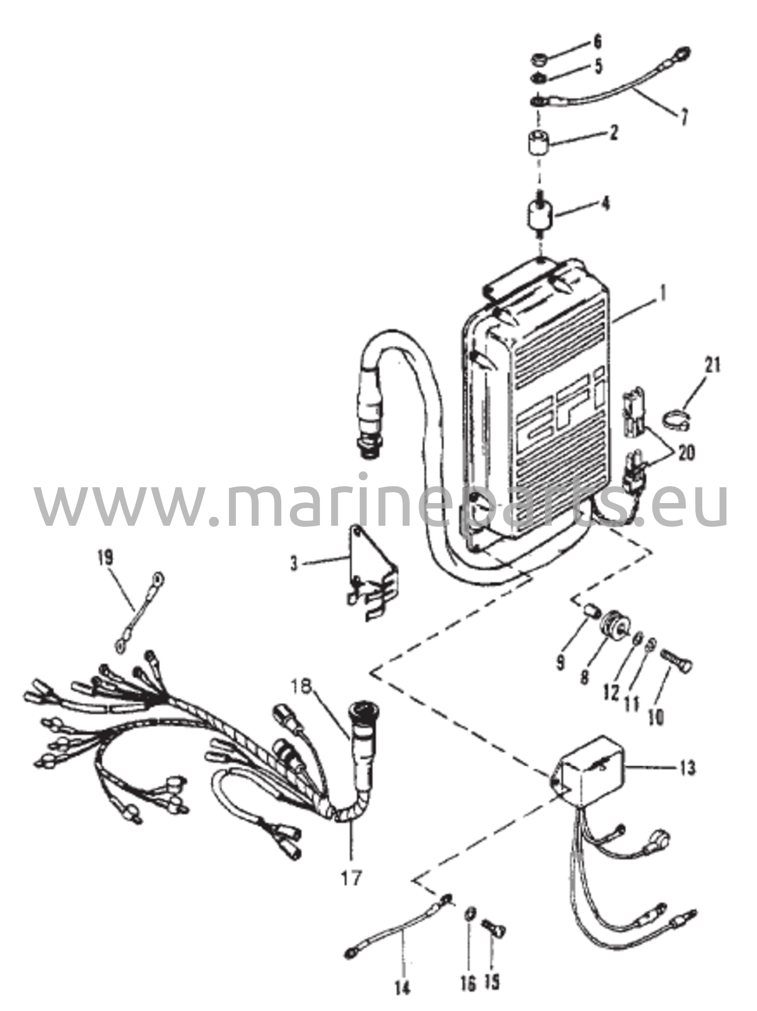 Elektronisen ohjausyksikön kokoonpano