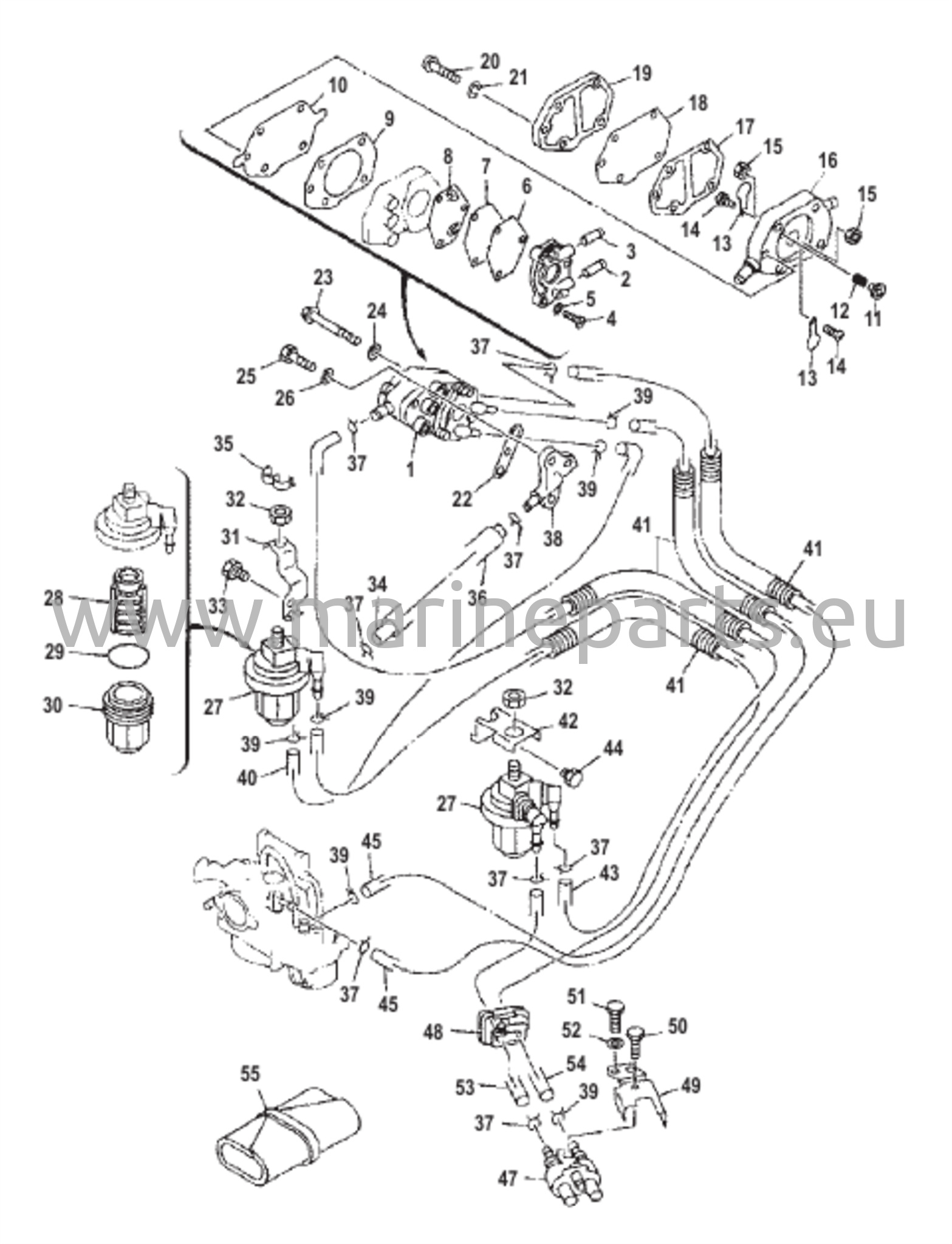 Polttoainepumppu / Polttoaineputket