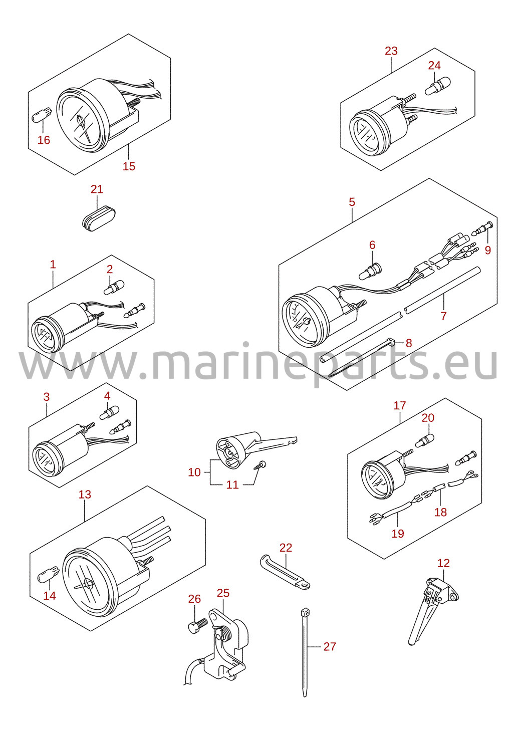 Instrument (DF25, DF30) (tillval) 2/2