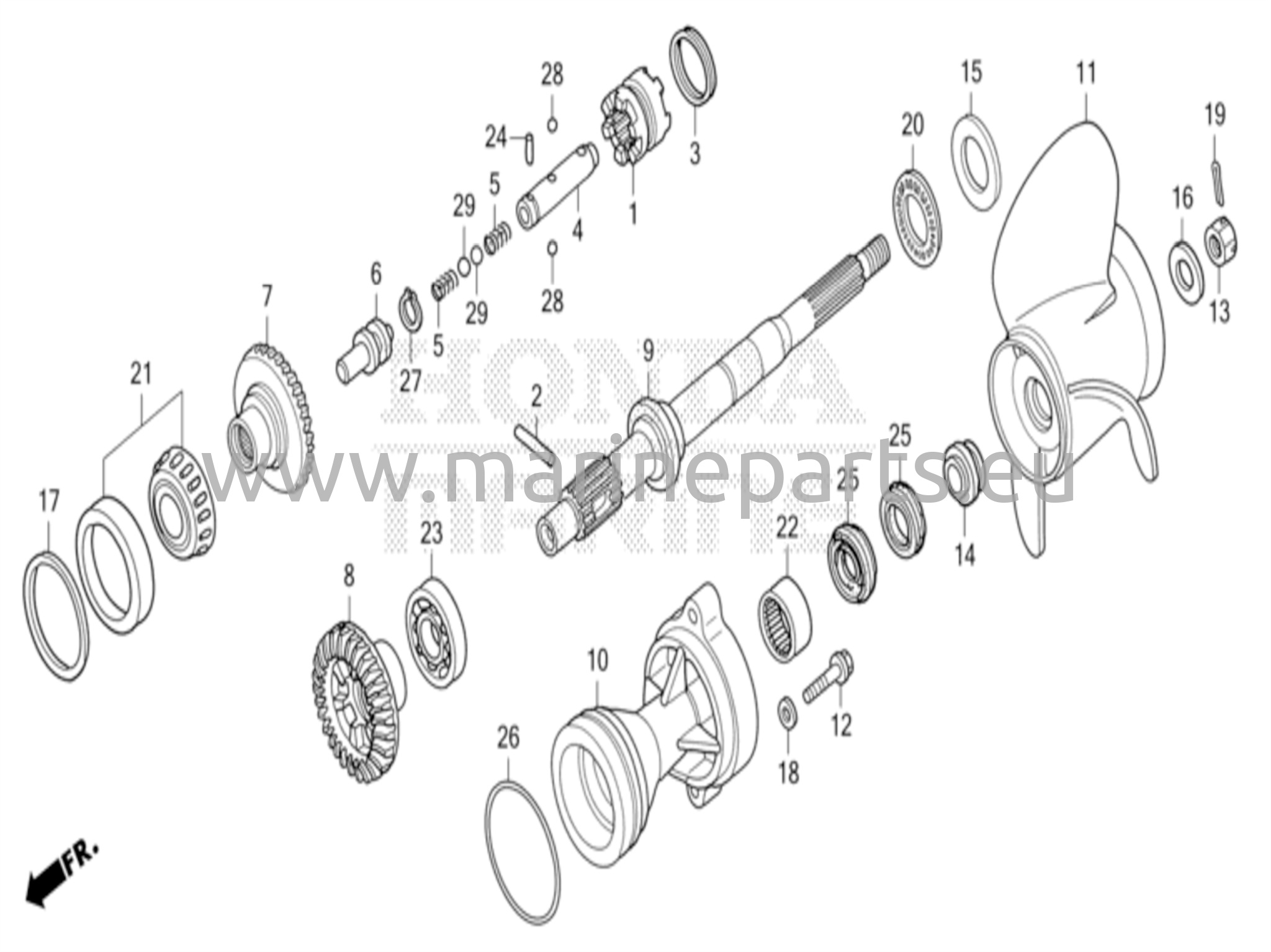 Vetoakseli ja potkuri