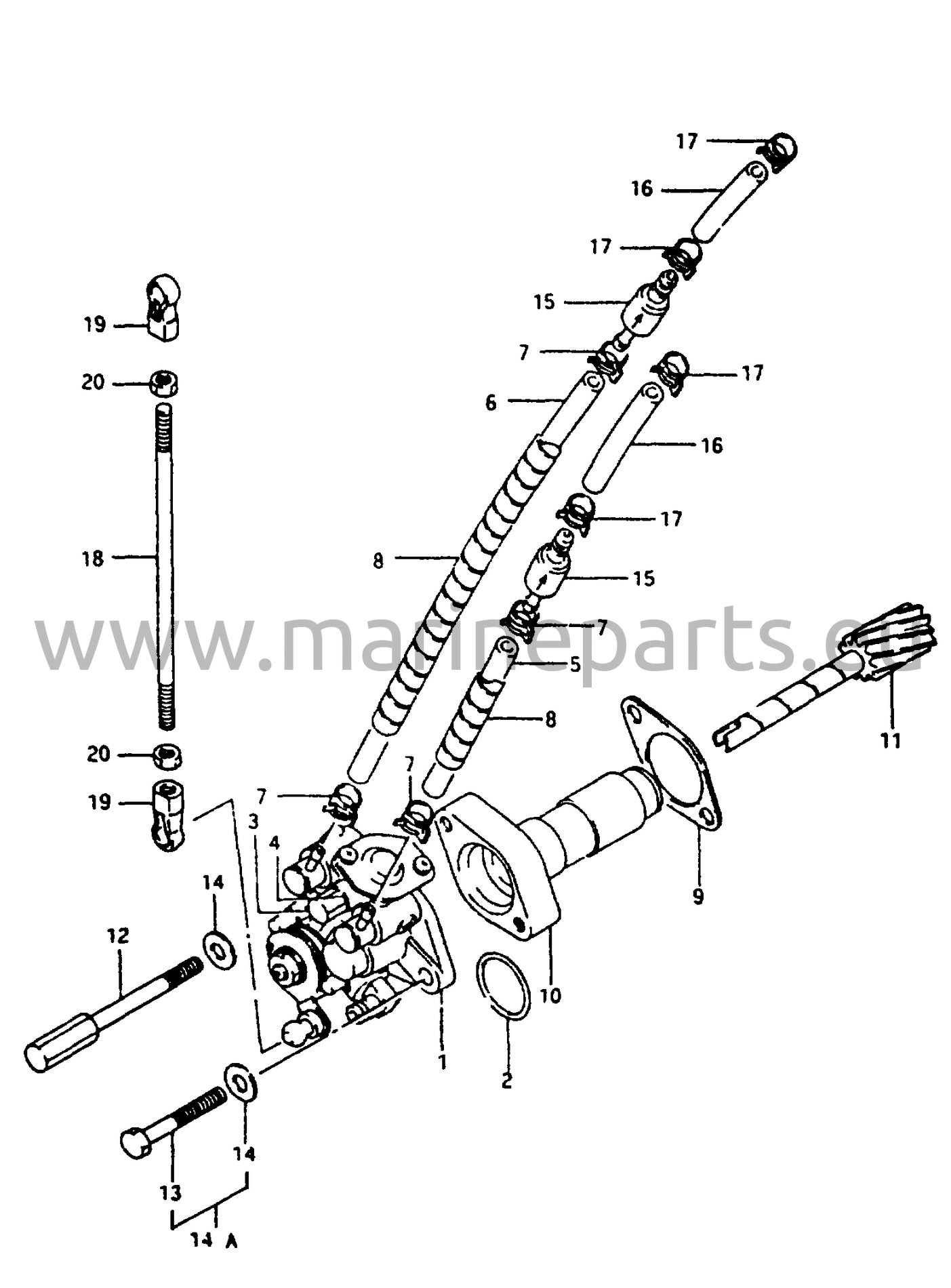 Õlipump (–1994) (DT40C, DT40RC, DT40TC)