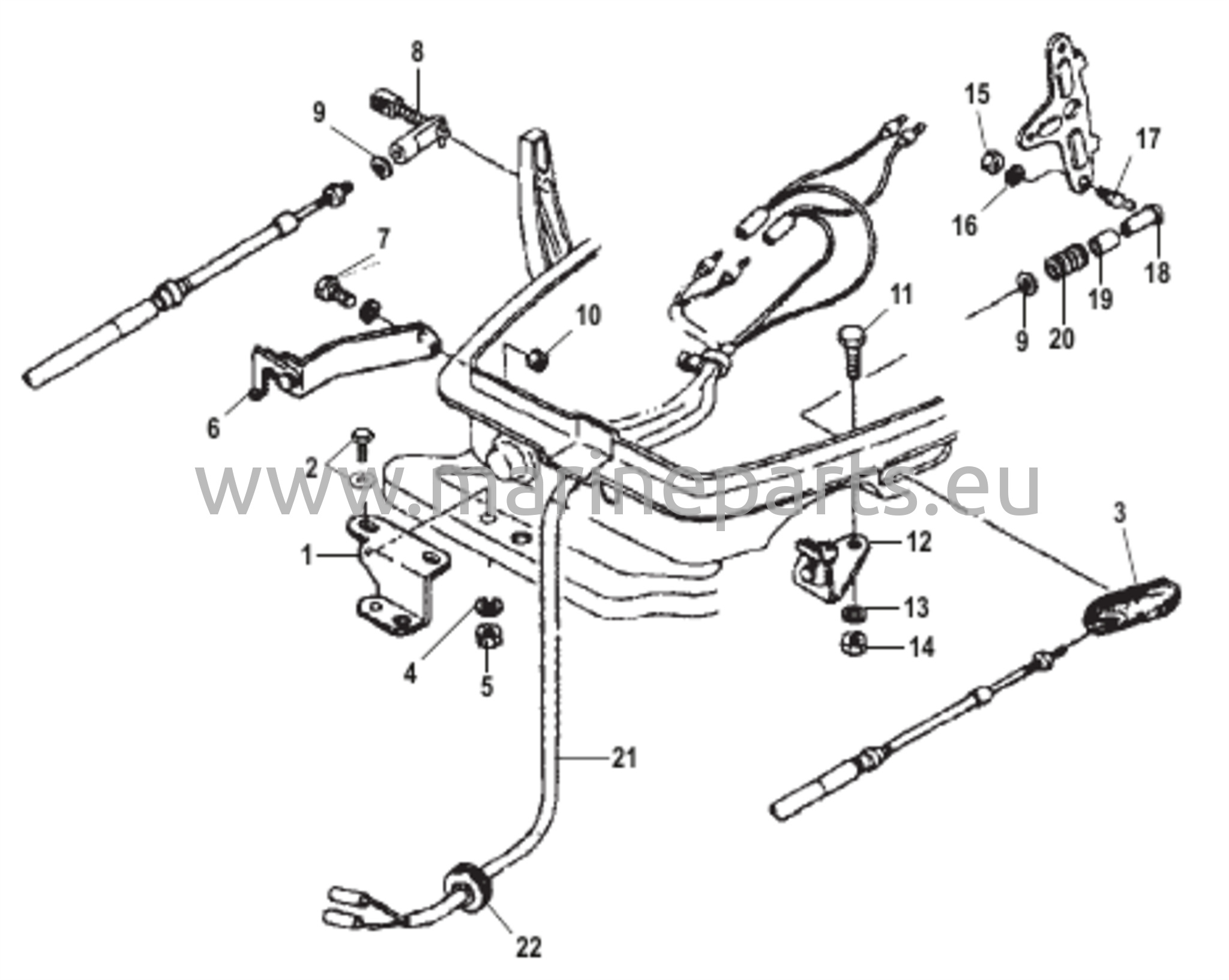Kaukosäätimen kiinnityssarja