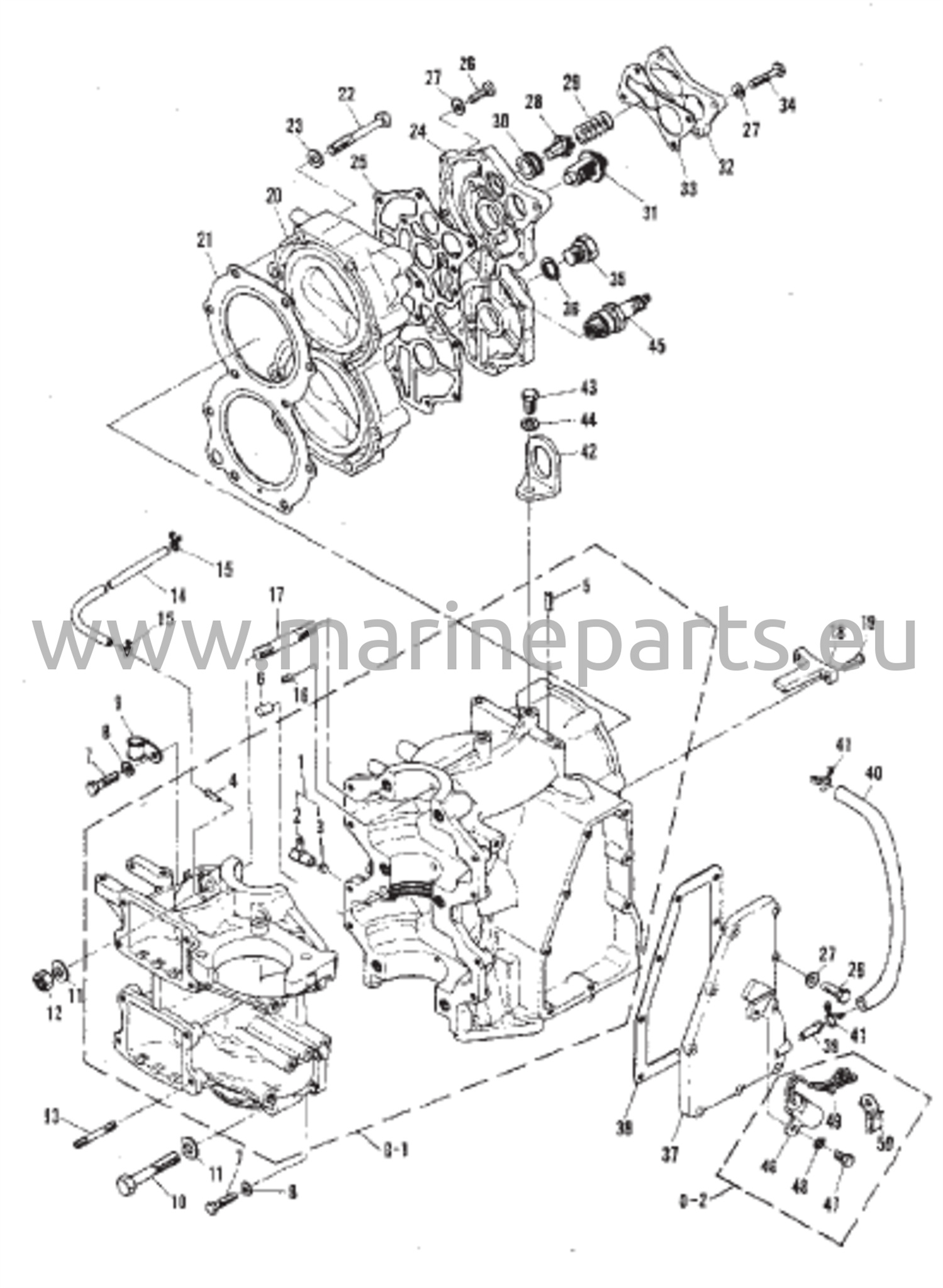Kampikammio ja Sylinterikansi