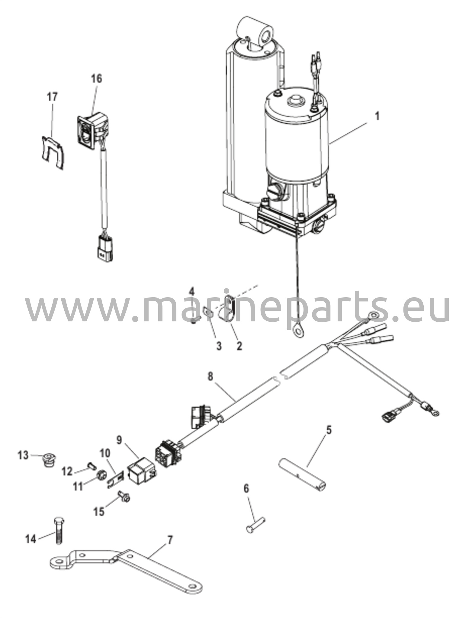 Power Trim-kit 8M0055003