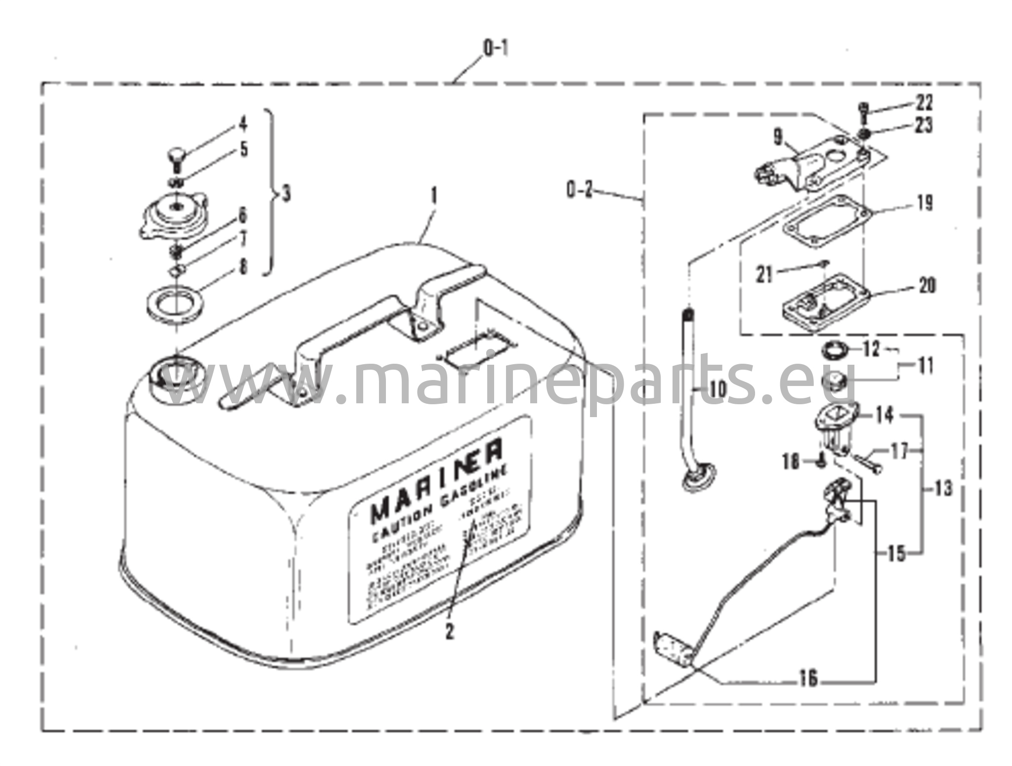 Fuel Tank Assembly (Not Original Equipment Tank) 