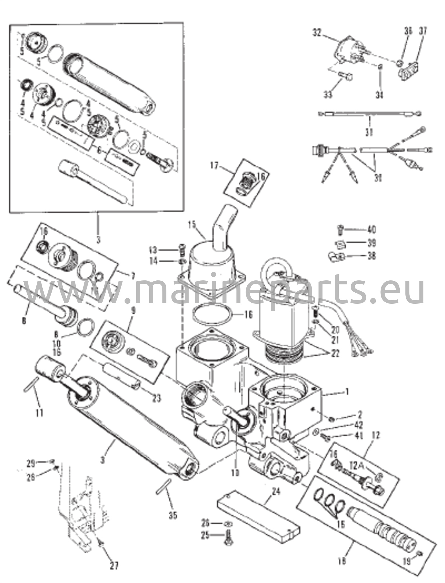 Power Trim Components (0C159199 And Below) 