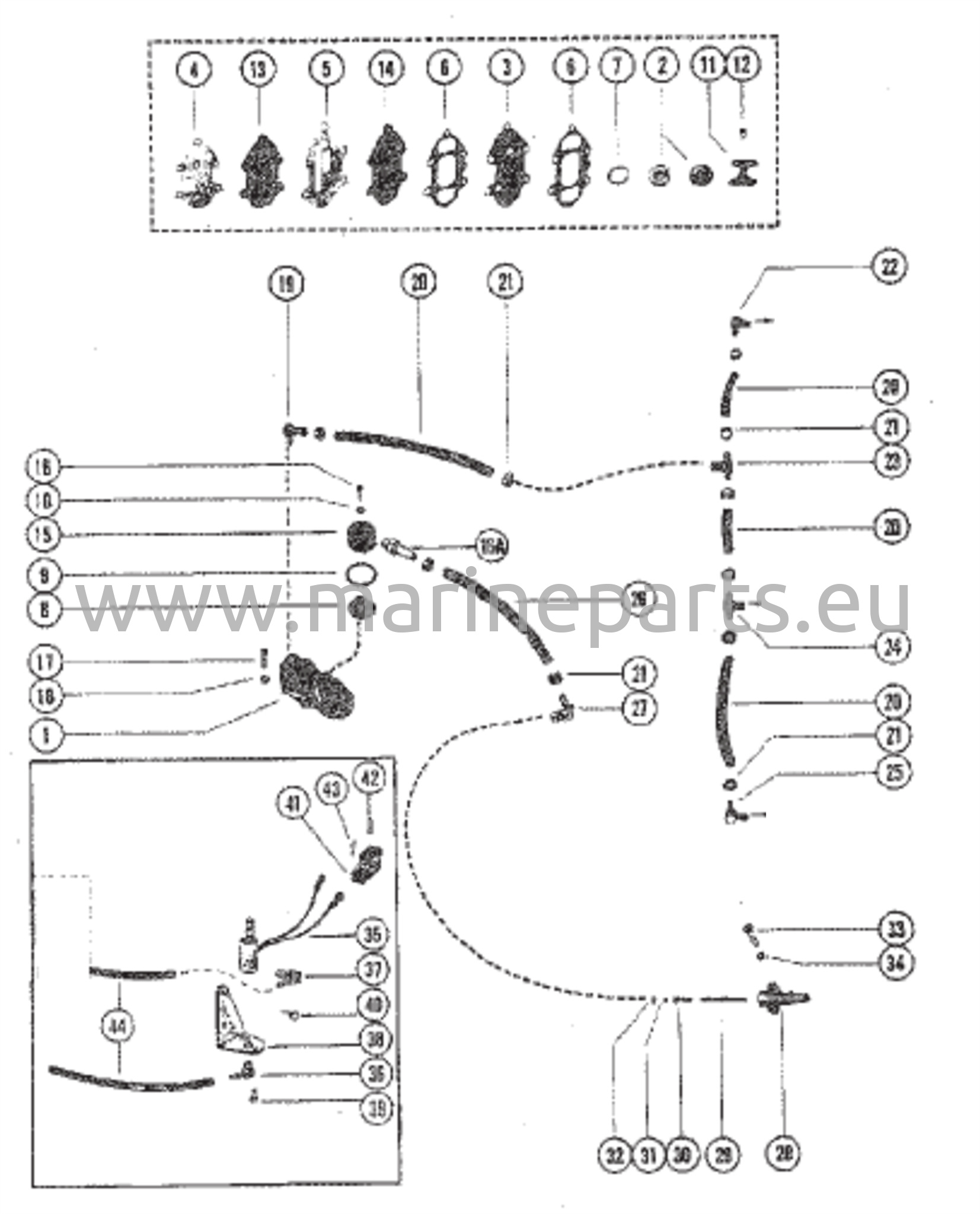 Fuel Pump and Fuel Line Assembly 