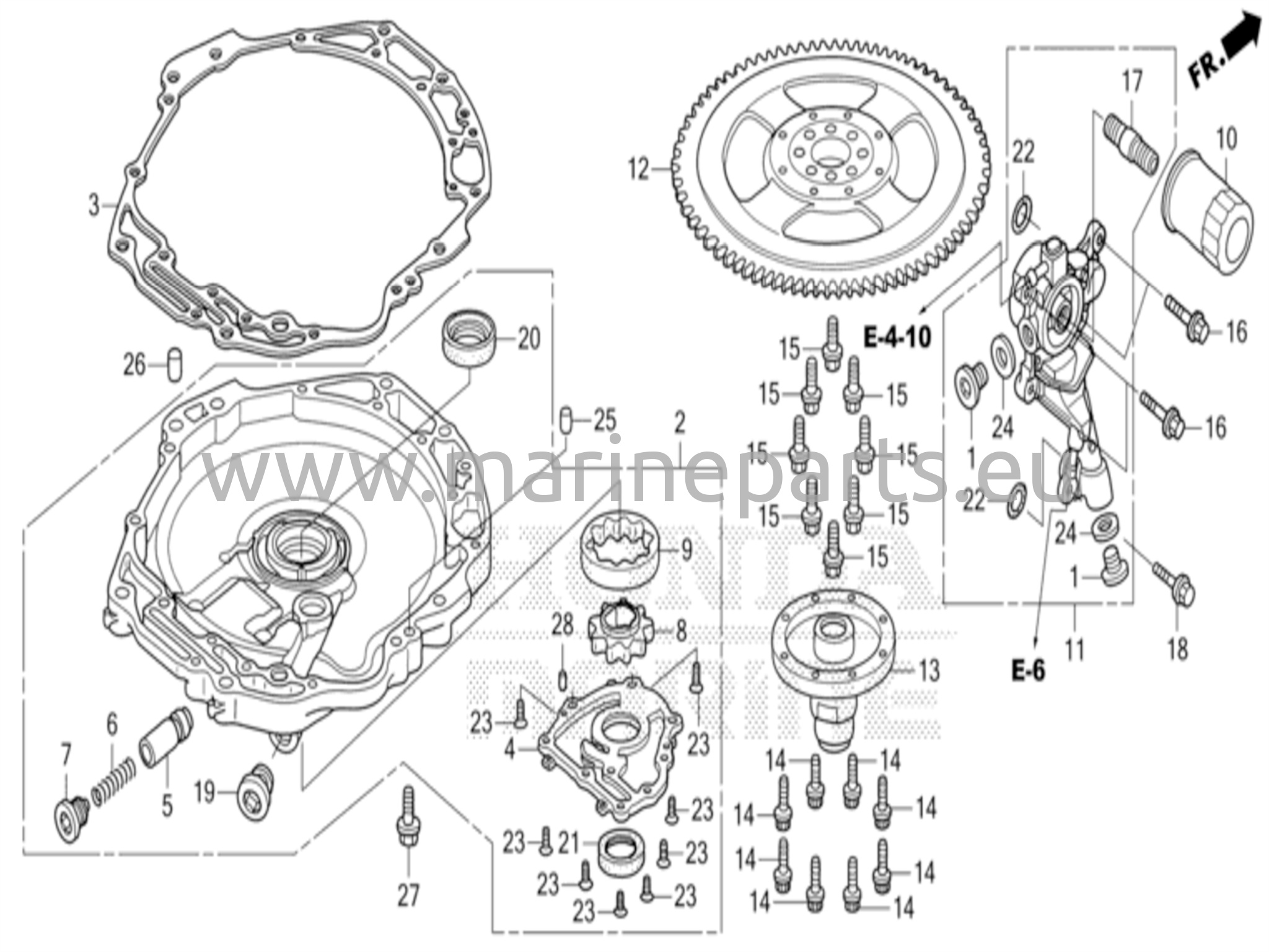 Öljypumppu/kiertokanki