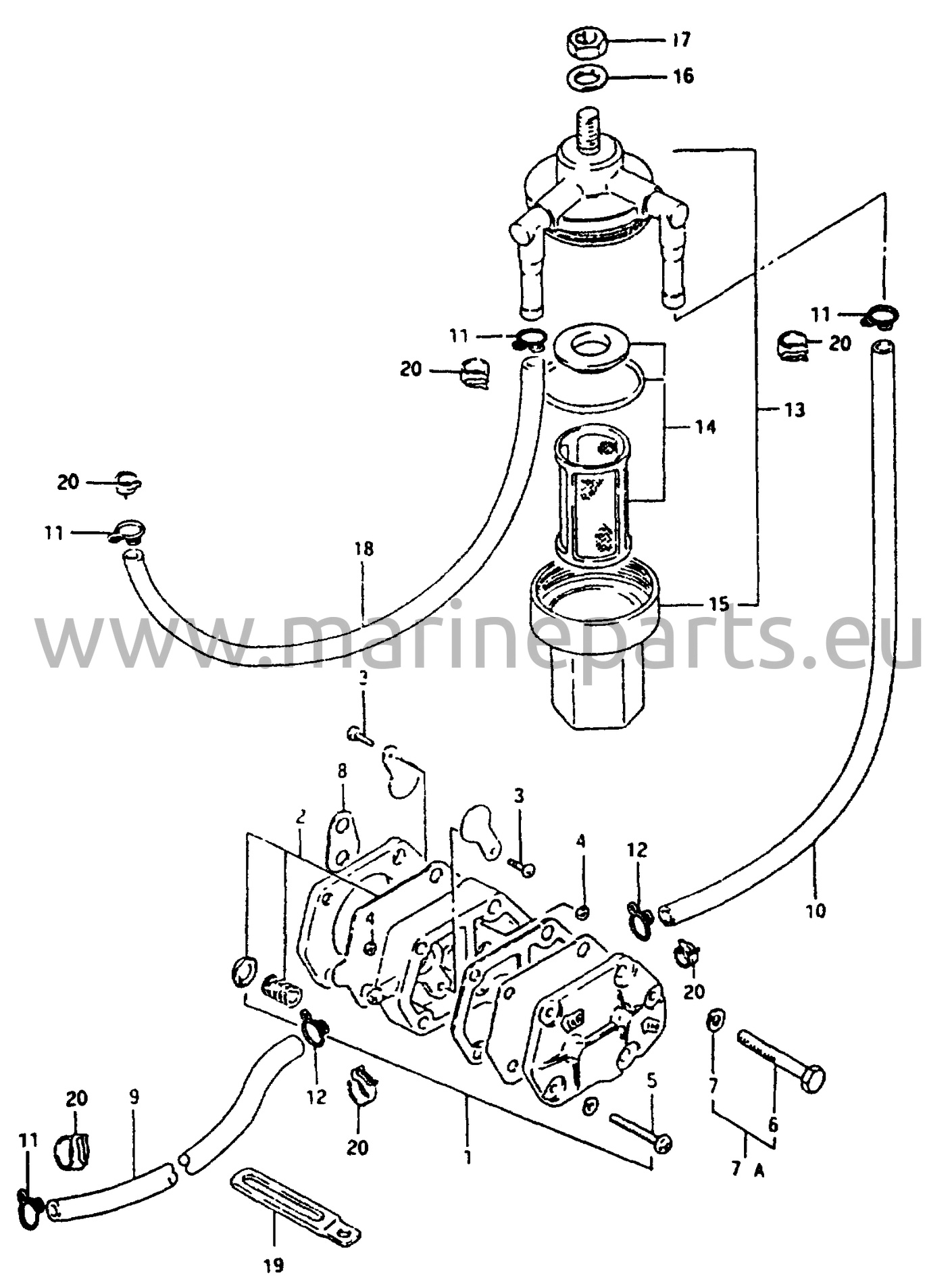 Kütusepump (–1994) (DT40C, DT40W)
