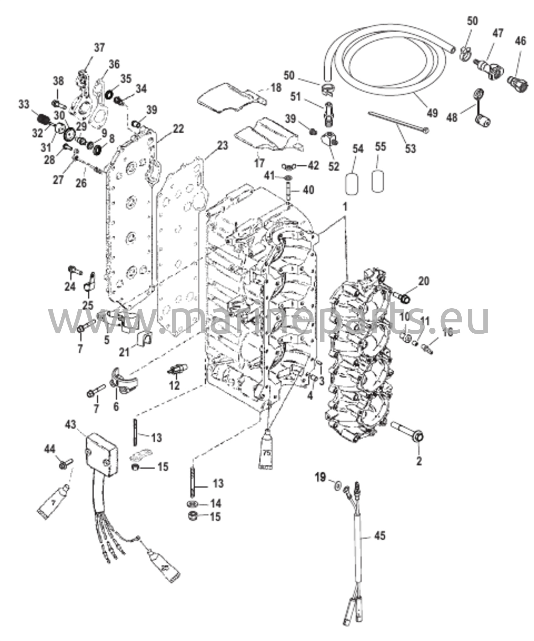 Sylinterilohko ja kampikammio
