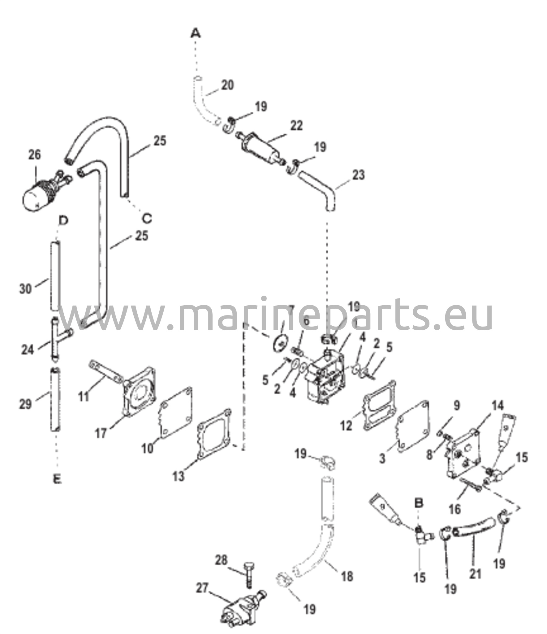 Polttoainepumppu (manuaalinen)