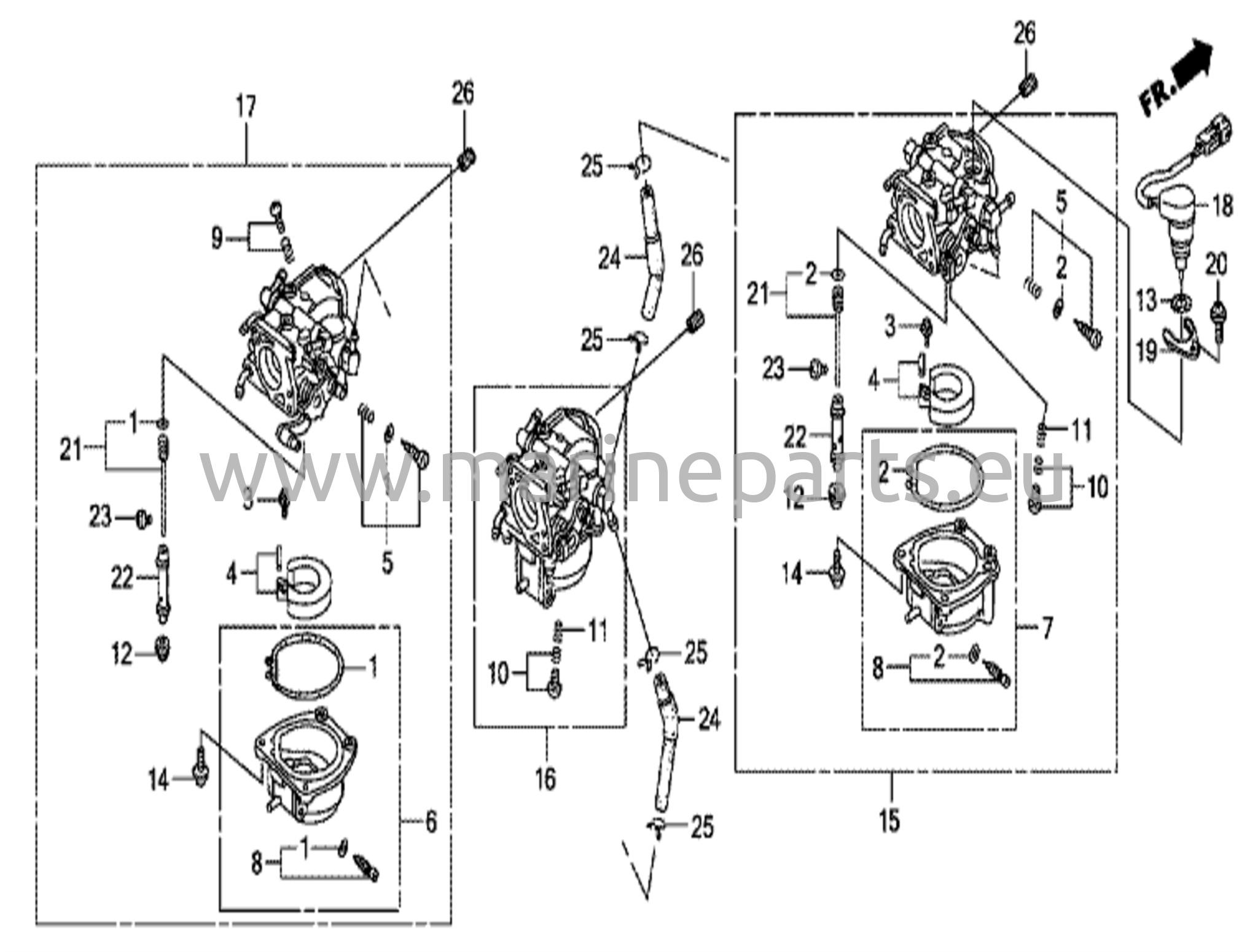 Carburator components