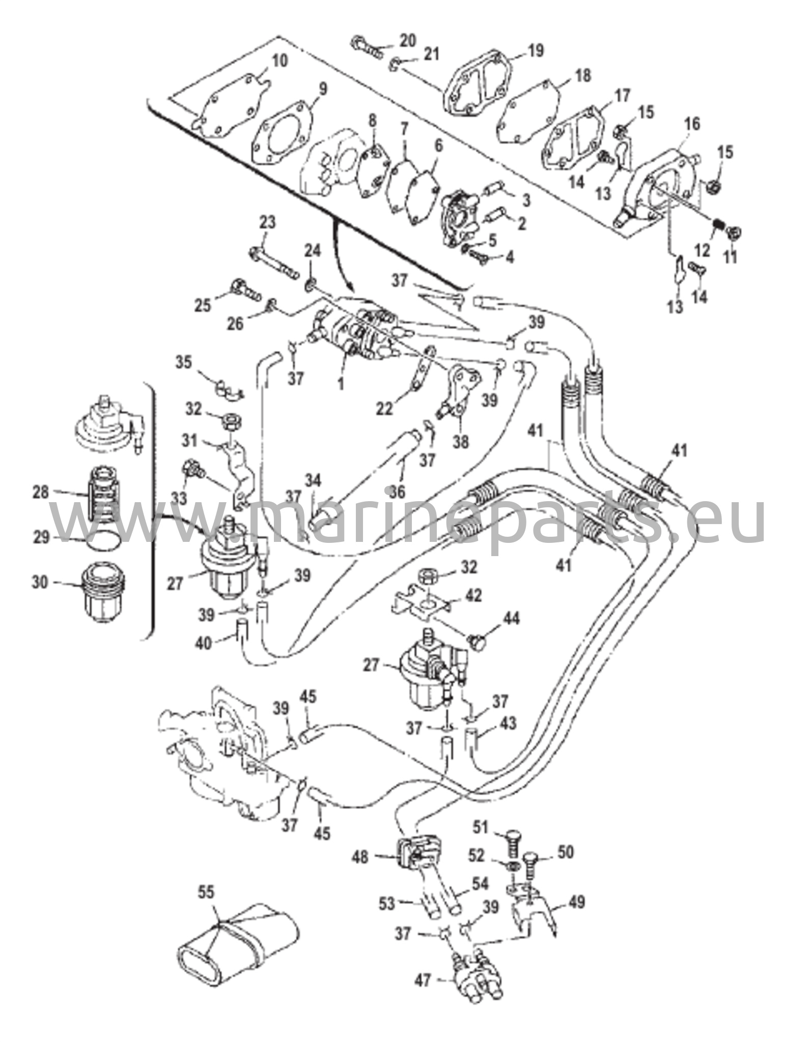 Polttoainepumppu/Polttoainelinjat
