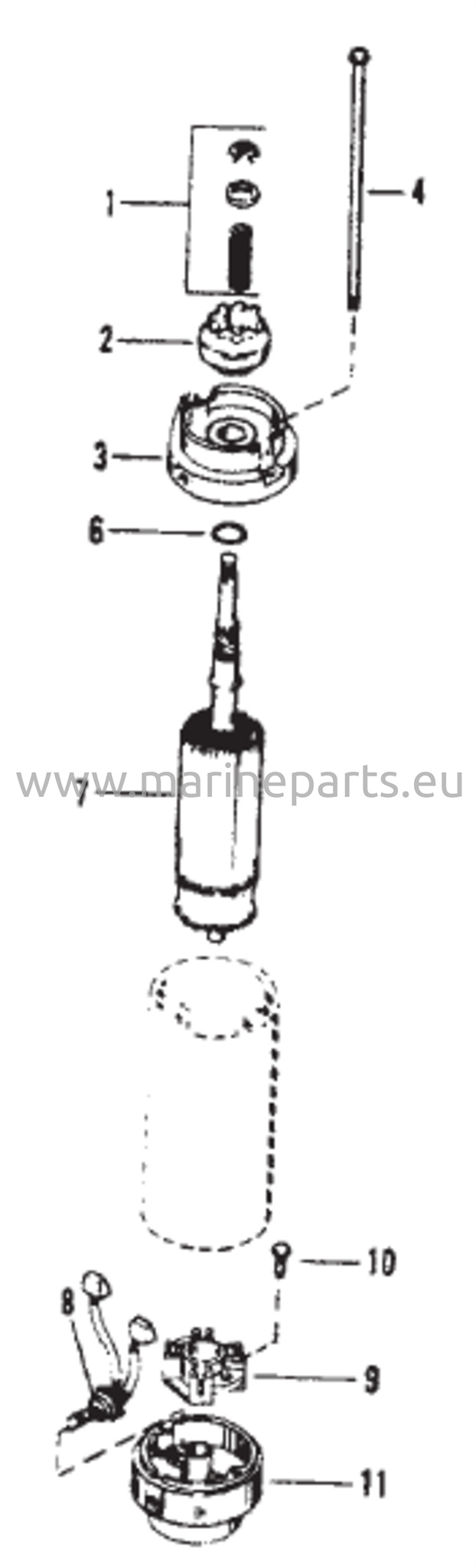 Käynnistinmoottorin kokoonpano