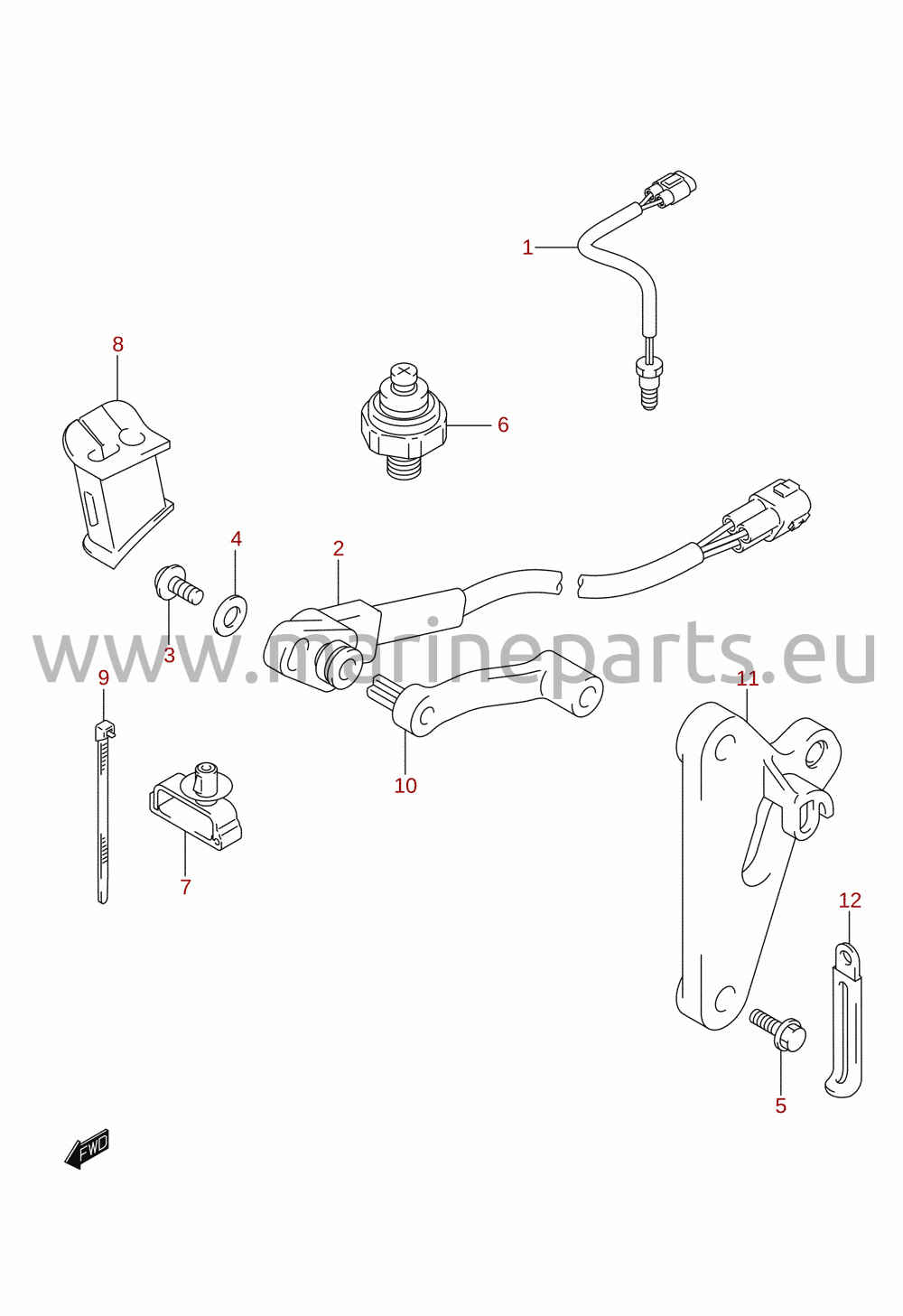 Sensor (DF40A, DF40ATH, DF50A, DF50ATH)