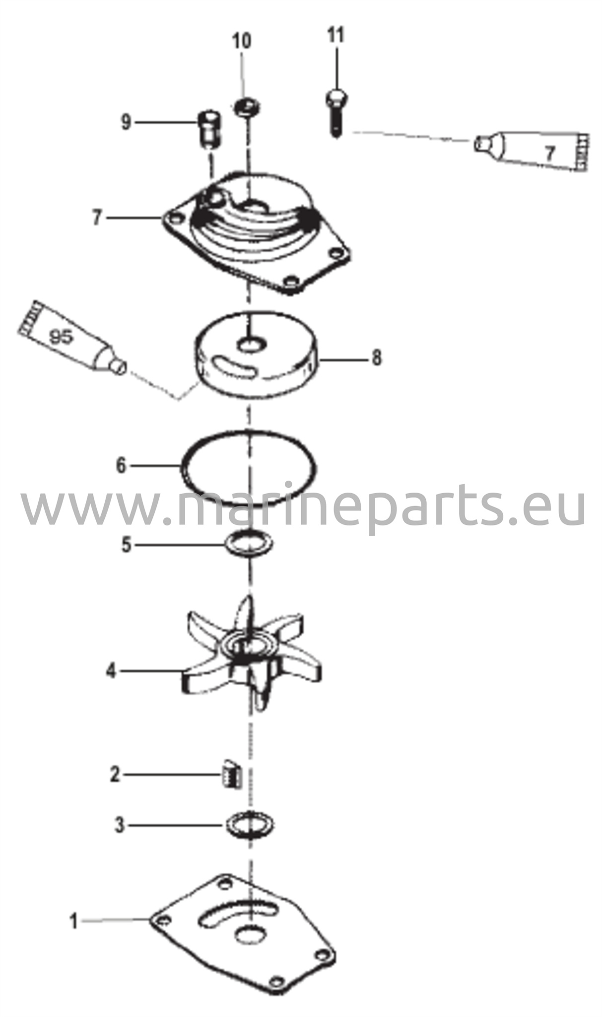 Jet Water Pump Components 