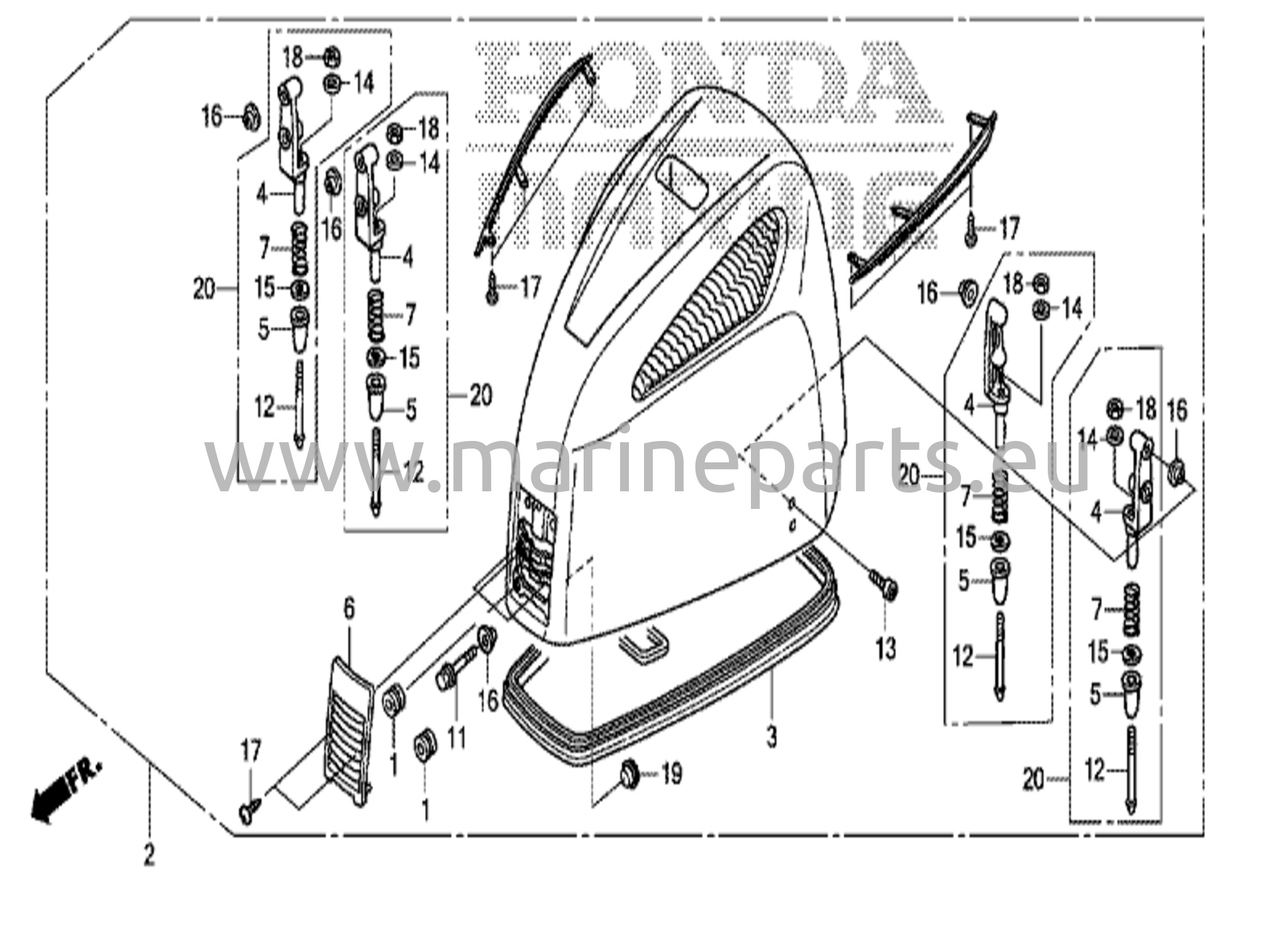 Moottorin suojakansi