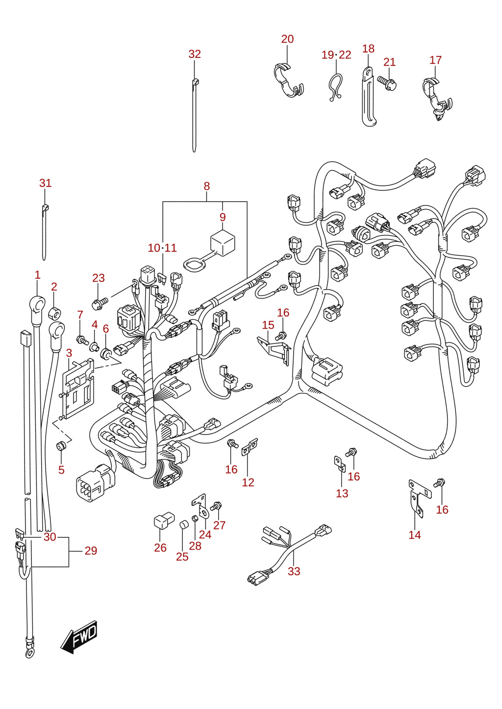 Kabelstam (DF250)