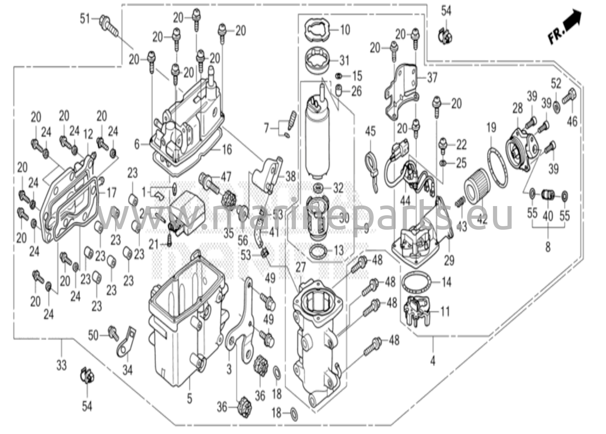 Höyryn erotin kokoonpano