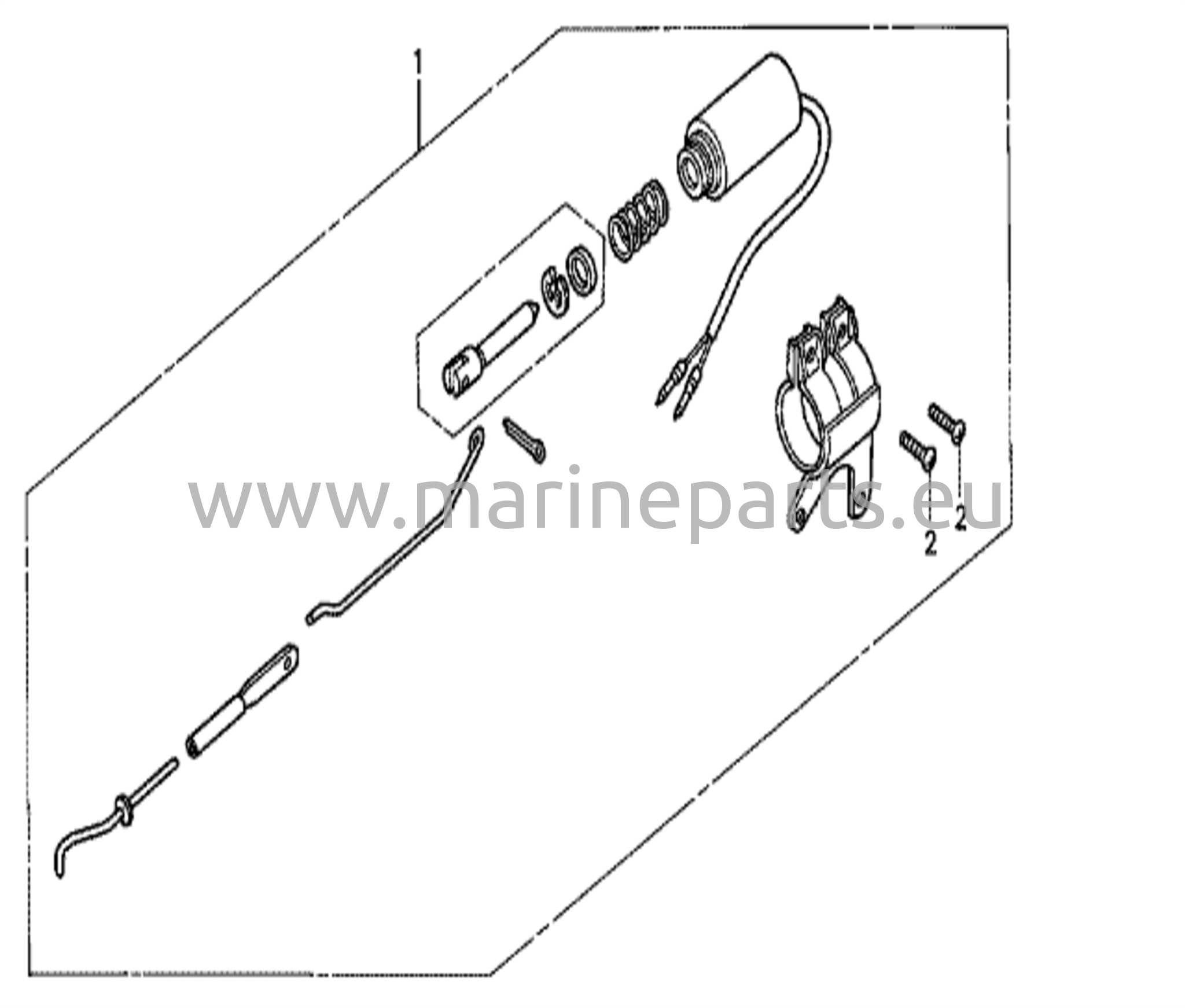 Kit för fäste till choke-solenoid