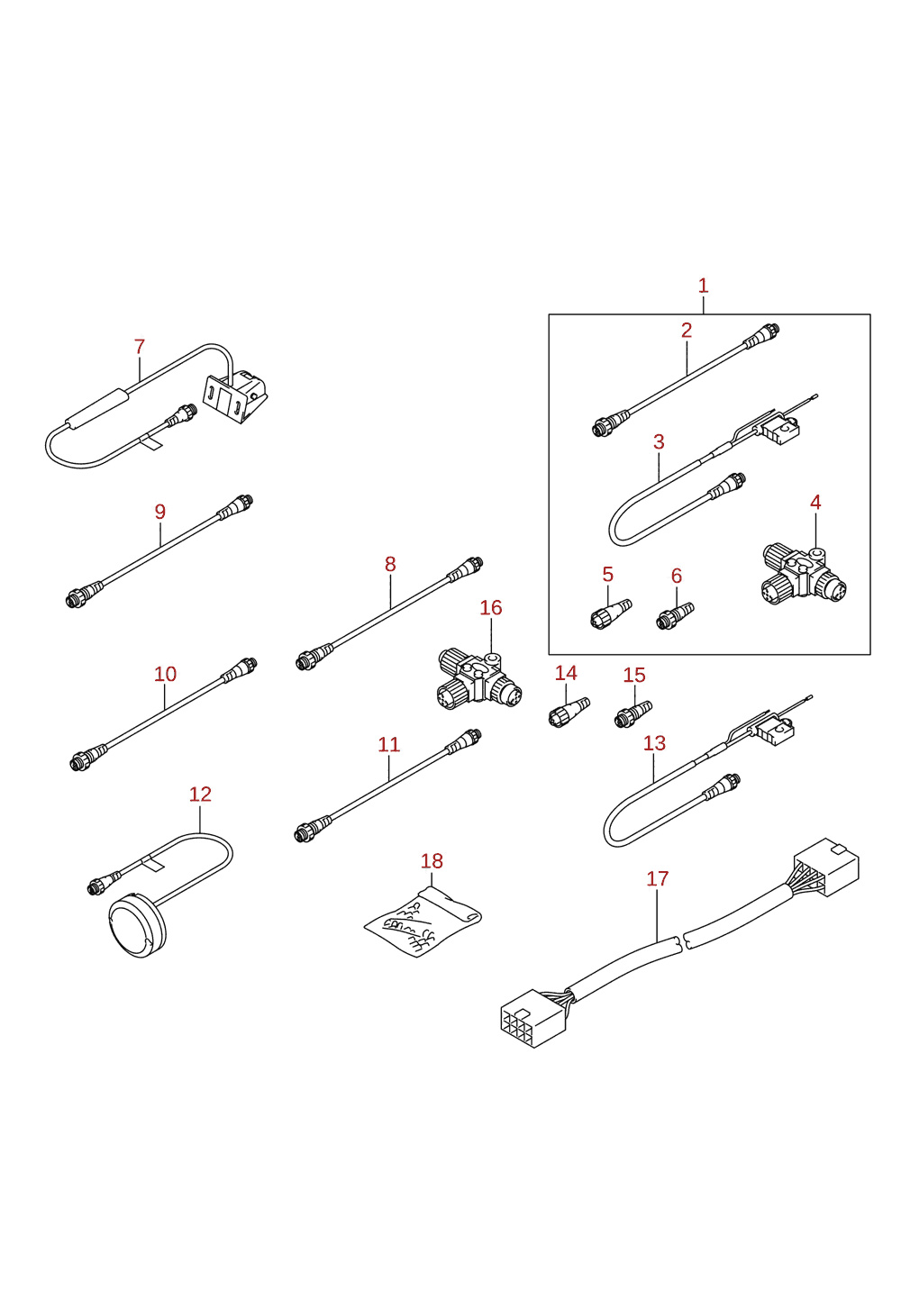Monitoimimittari (2) (DF100B, DF70A, DF75A, DF80A, DF90A) (lisävaruste)