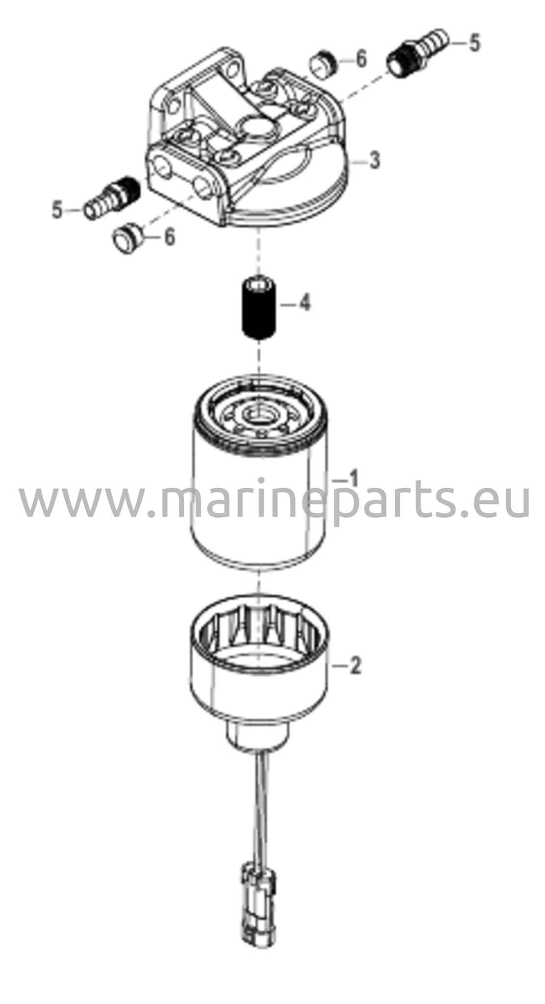 Polttoainesuodatin WIFillä – veneeseen asennettava