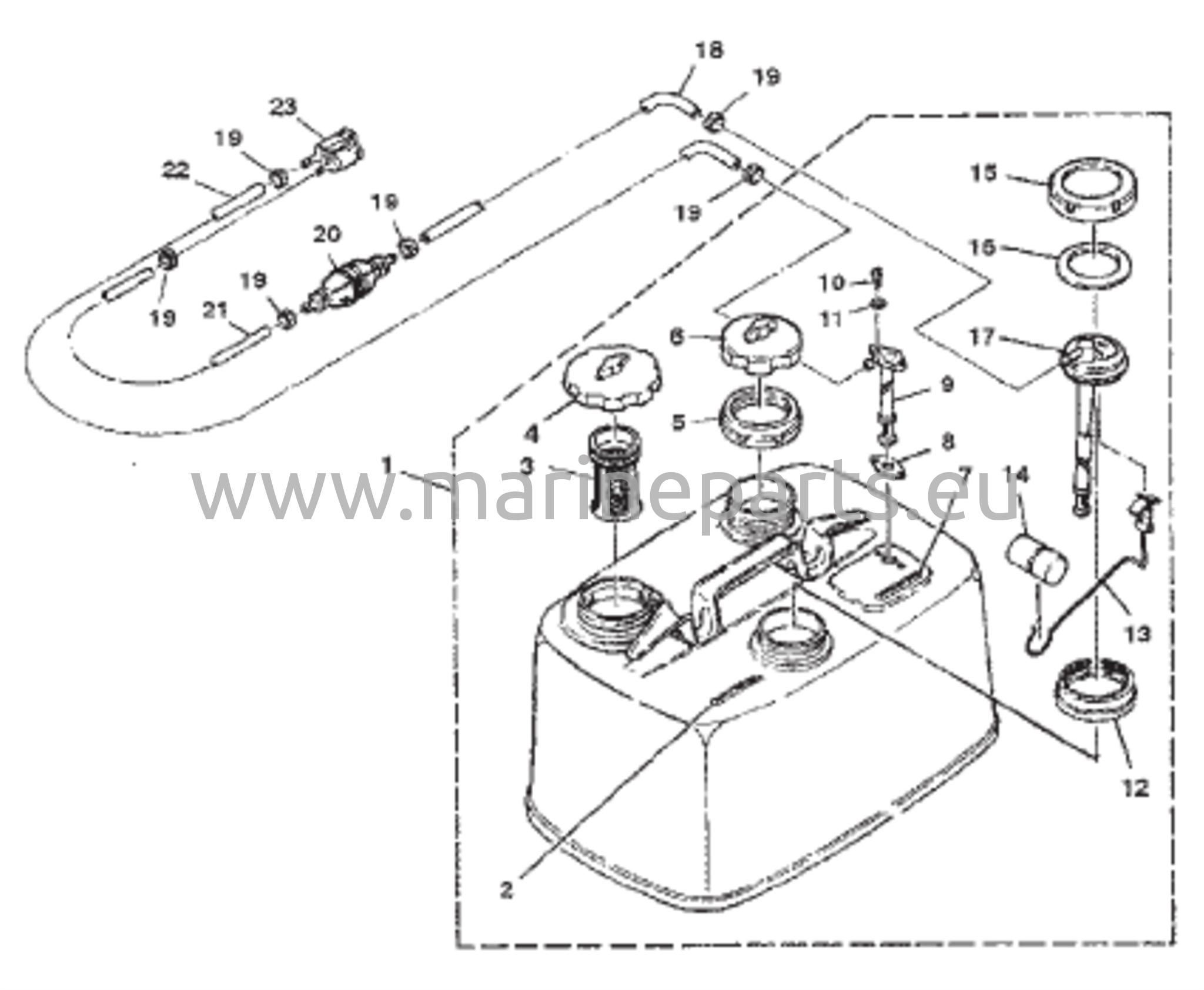Fuel Tank/Fuel Line (S/N:M-001189/ML-304031 & Above) 