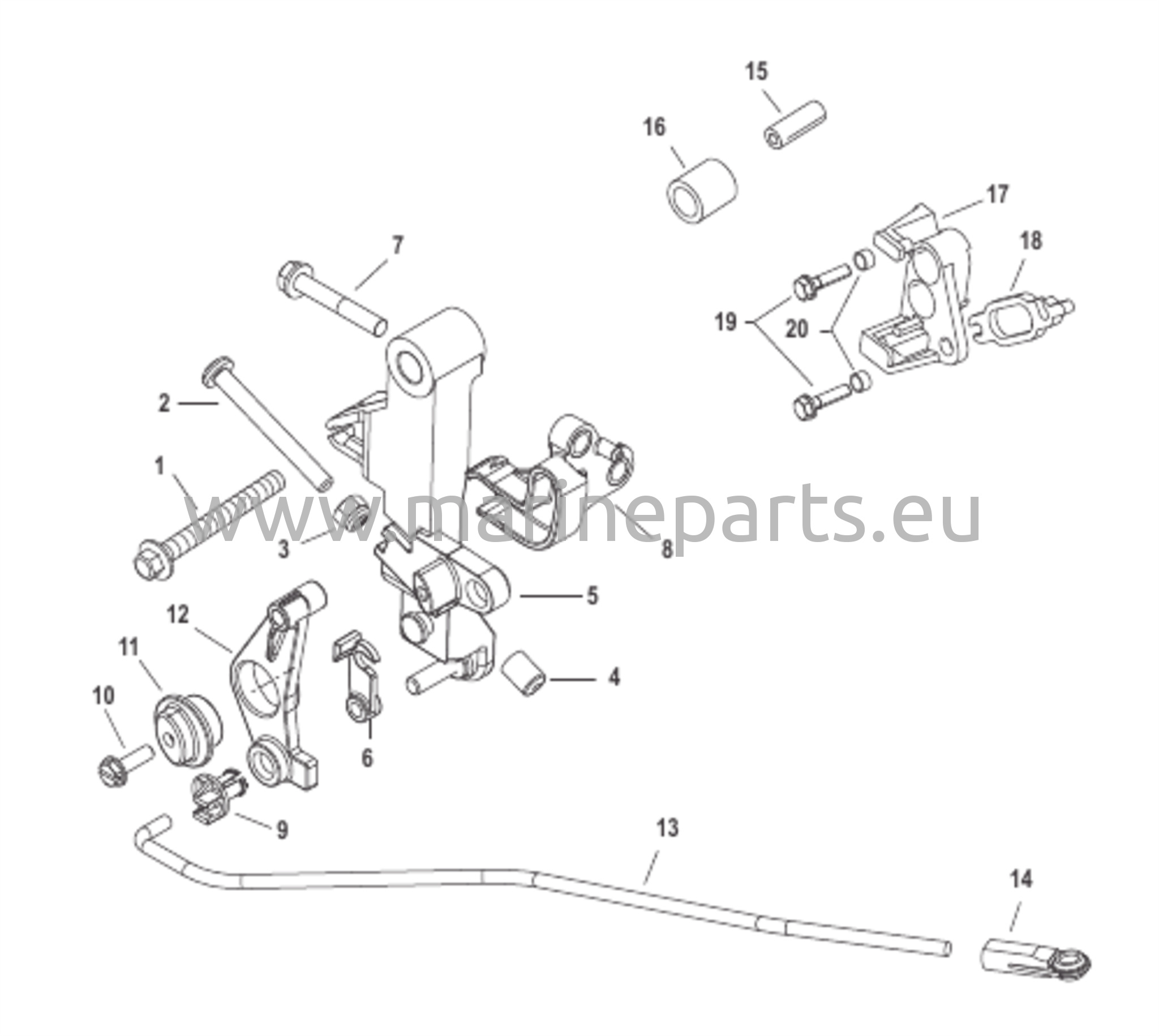 Kaasukahvan vivusto suutin