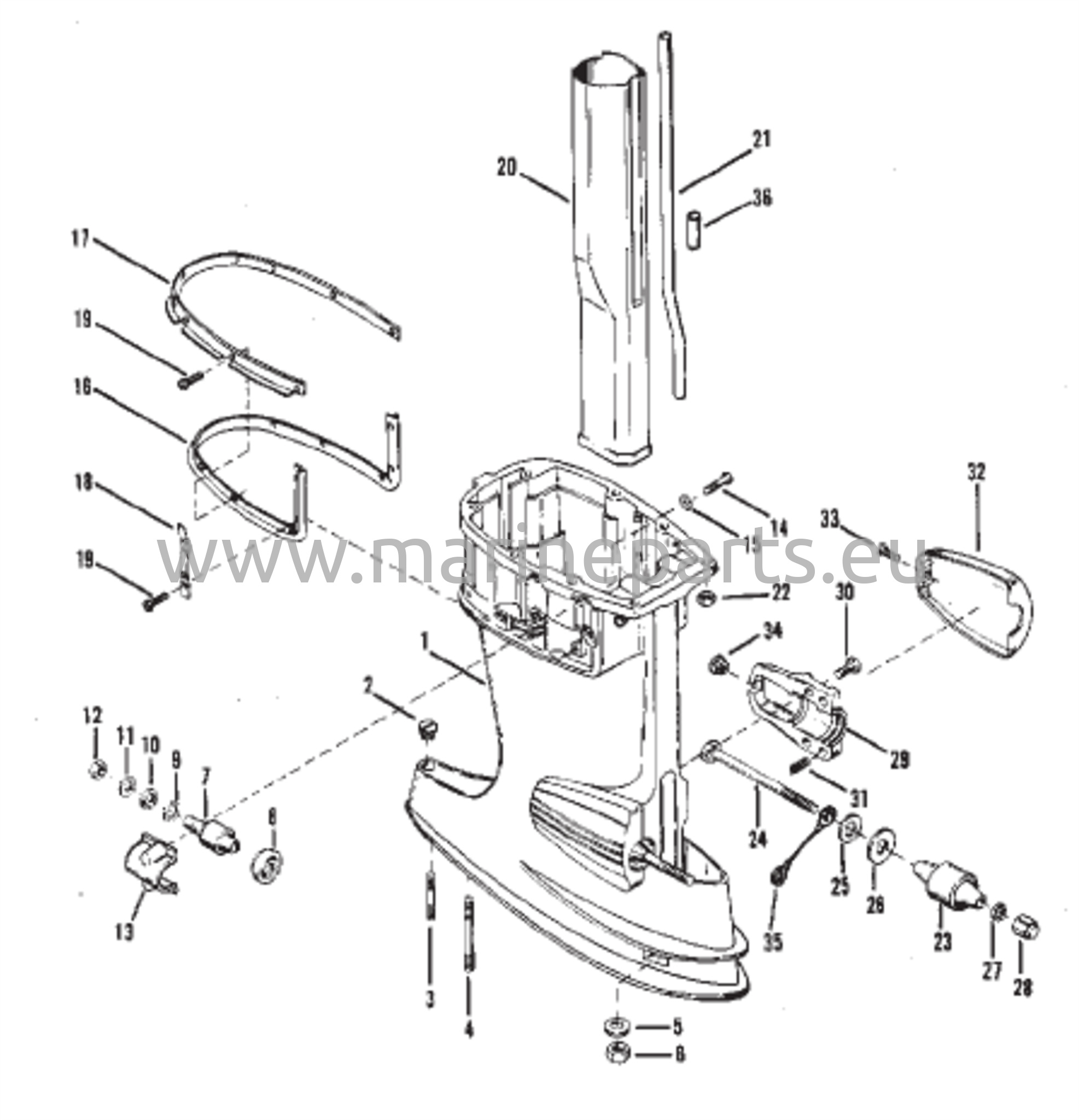 Voimansiirron akselikoteloasennus