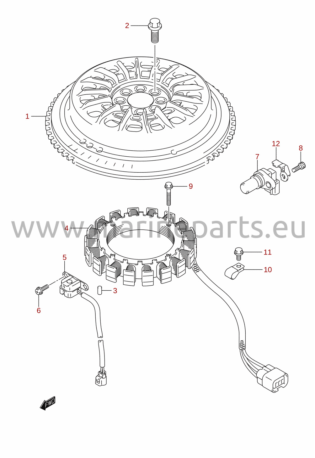Magnet / generator (DF175T)