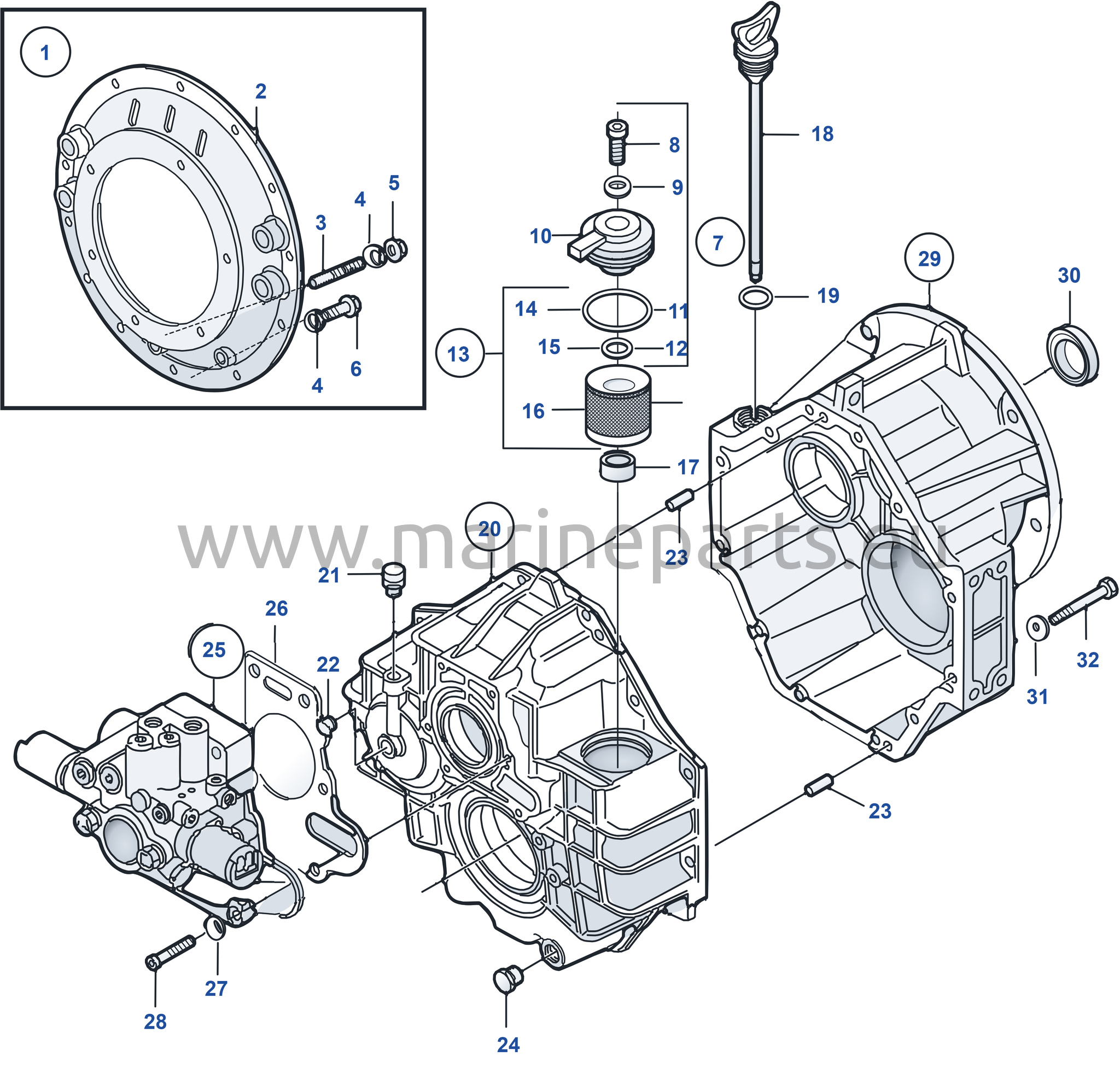 Reverse Gear HS80AE-B, HS85AE-A