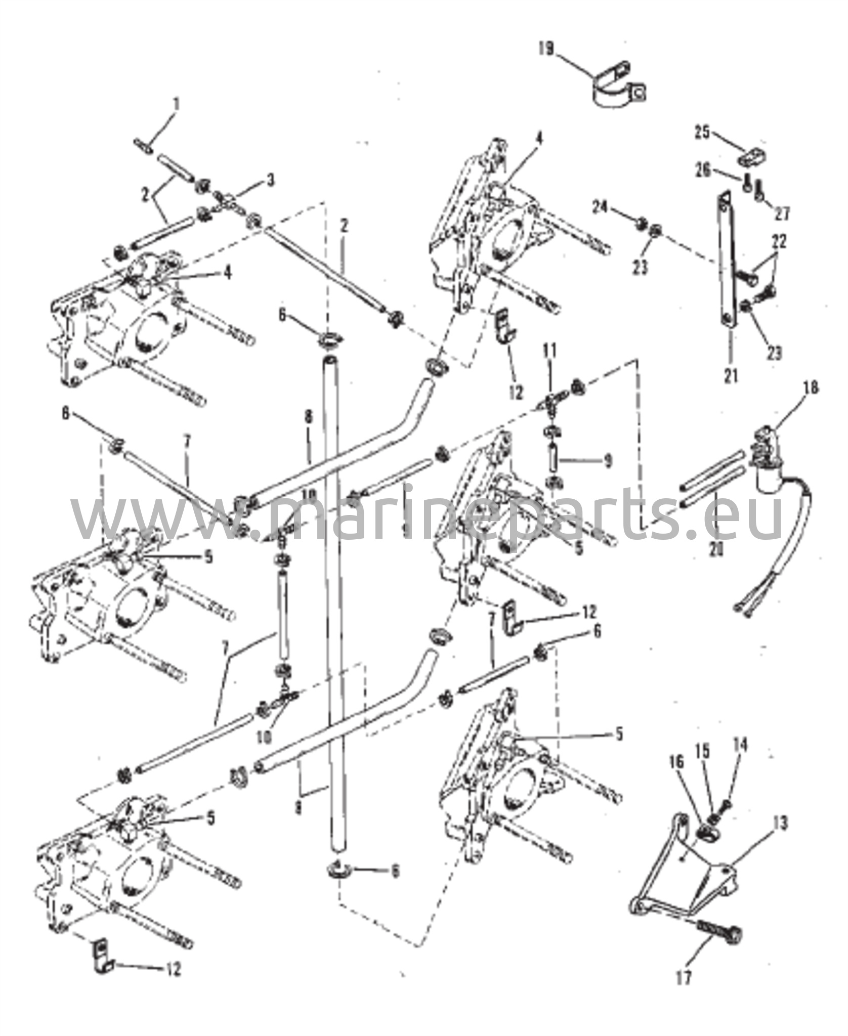 Enrichner-venttiili (sarjanumero #D000749 ja sitä alemmat)