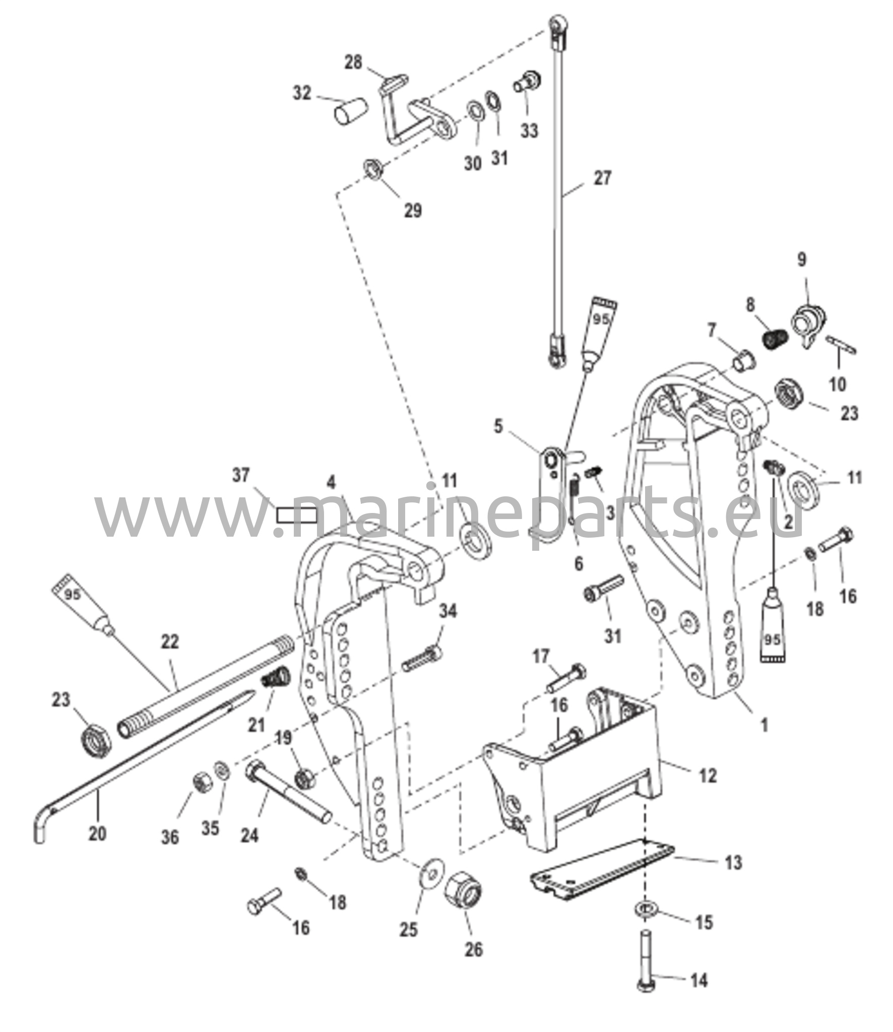 Transom Bracket 