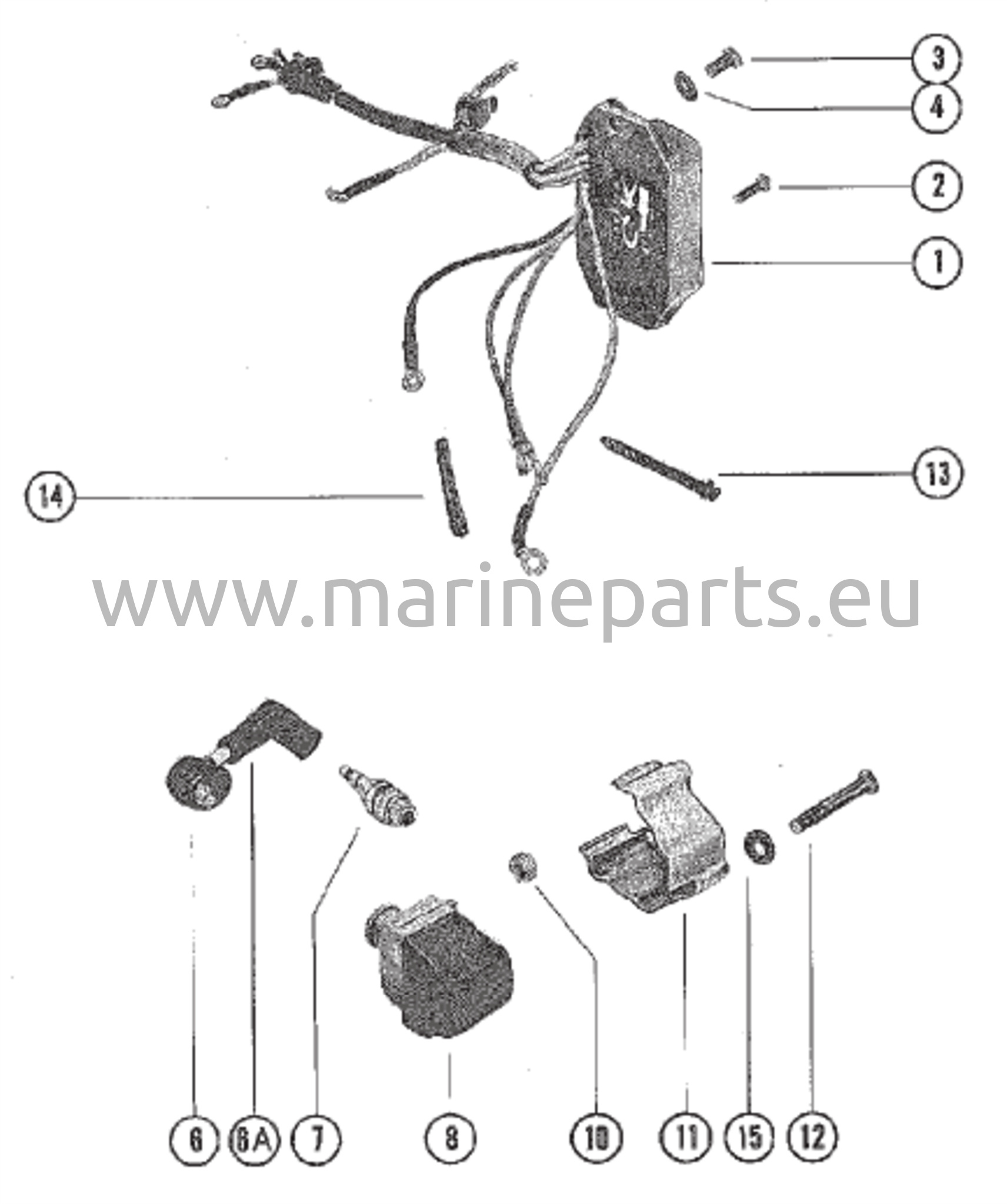 Kytkinlaatikko ja sytytyspuola