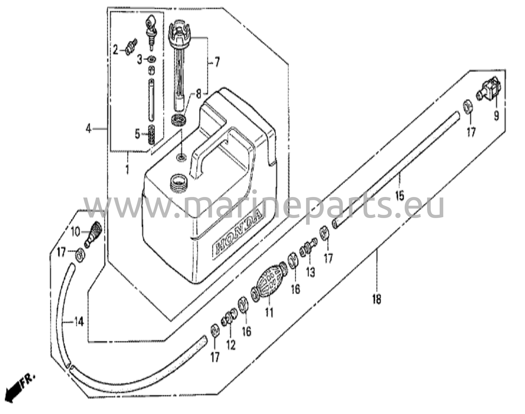 Bränsletank, extern