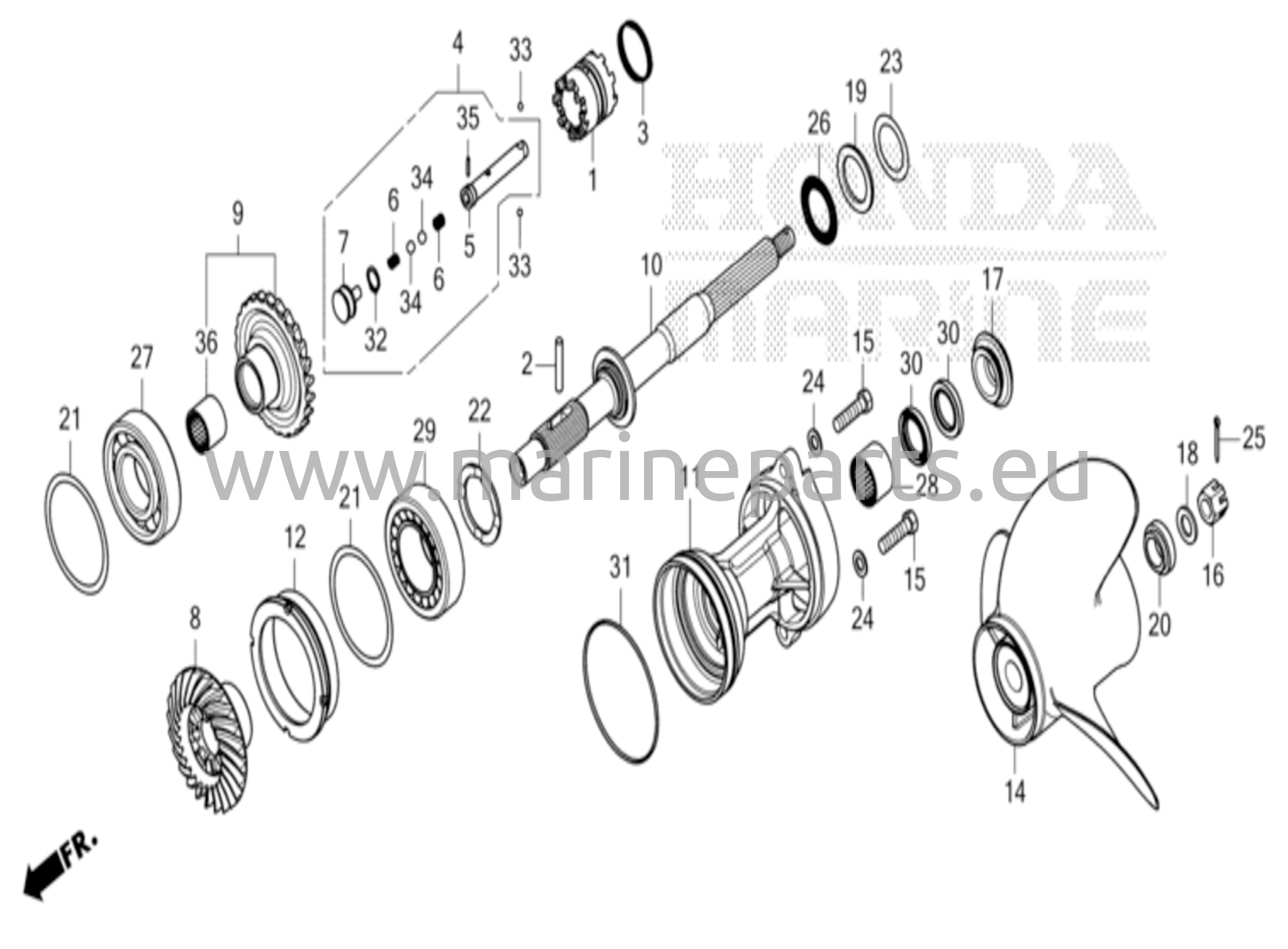 Potkuriakseli (vastakierto)